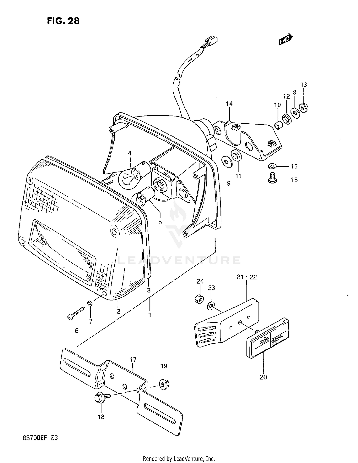 REAR COMBINATION LAMP