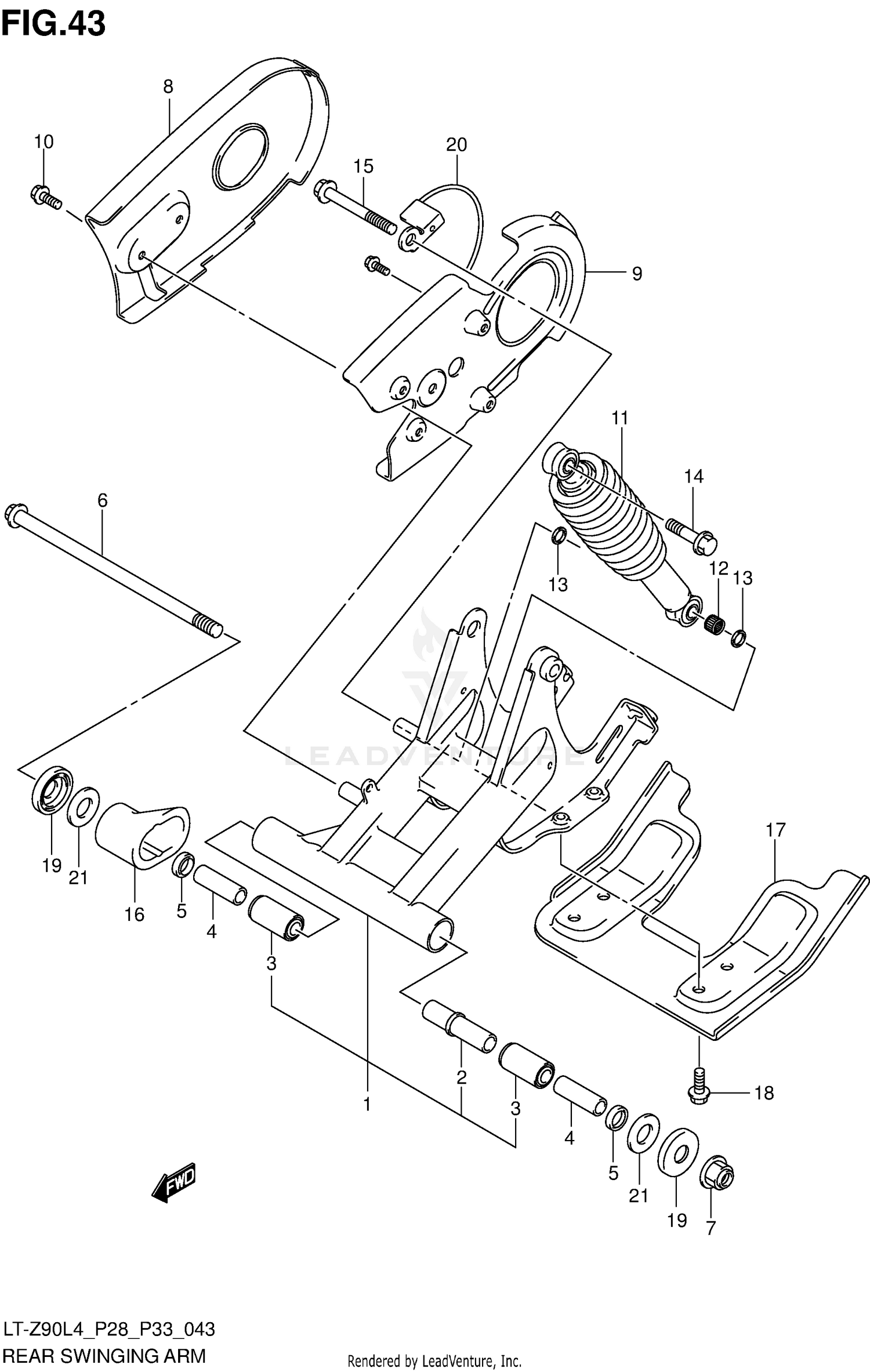 REAR SWINGINGARM