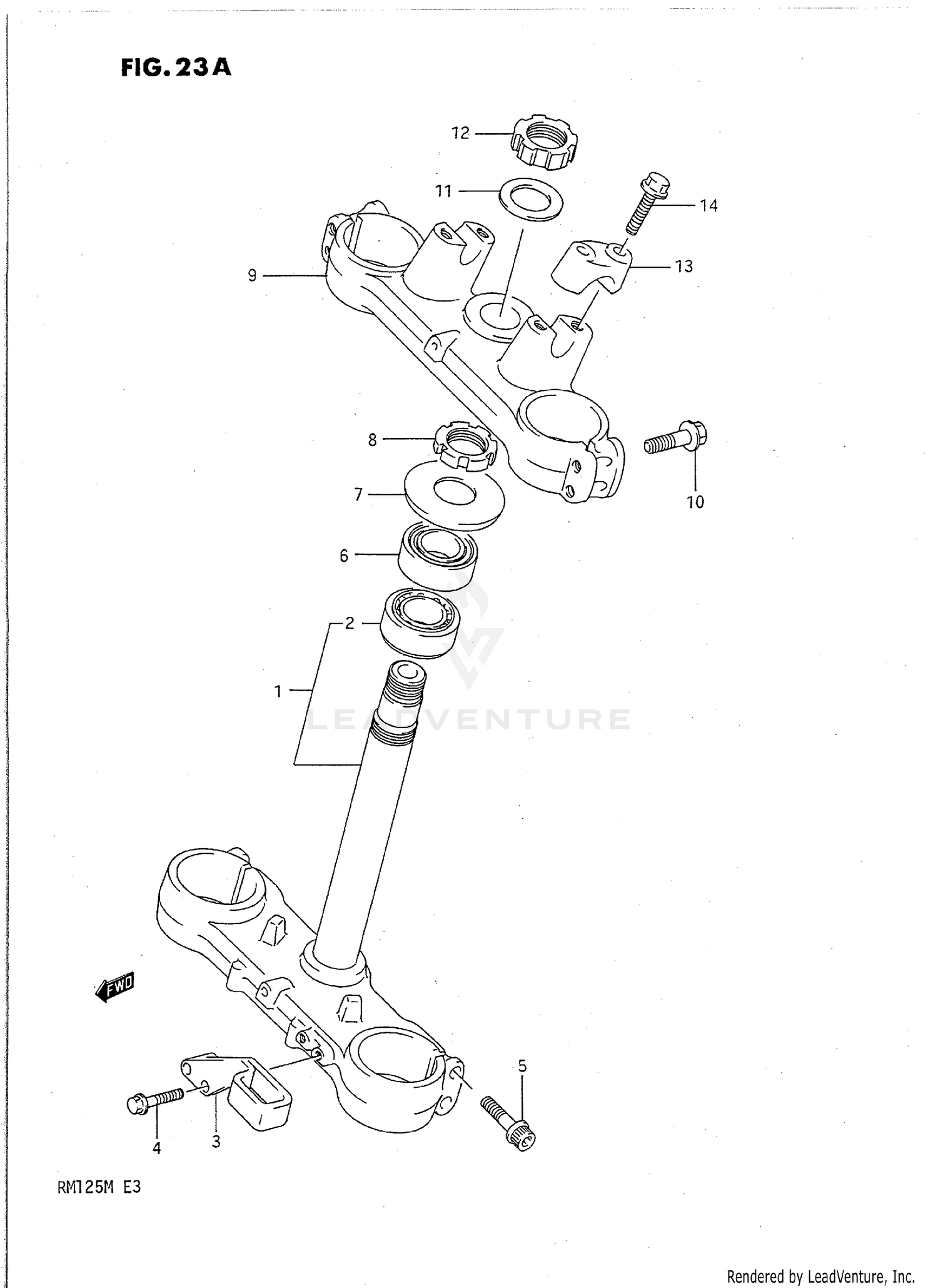 STEERING STEM (MODEL L)
