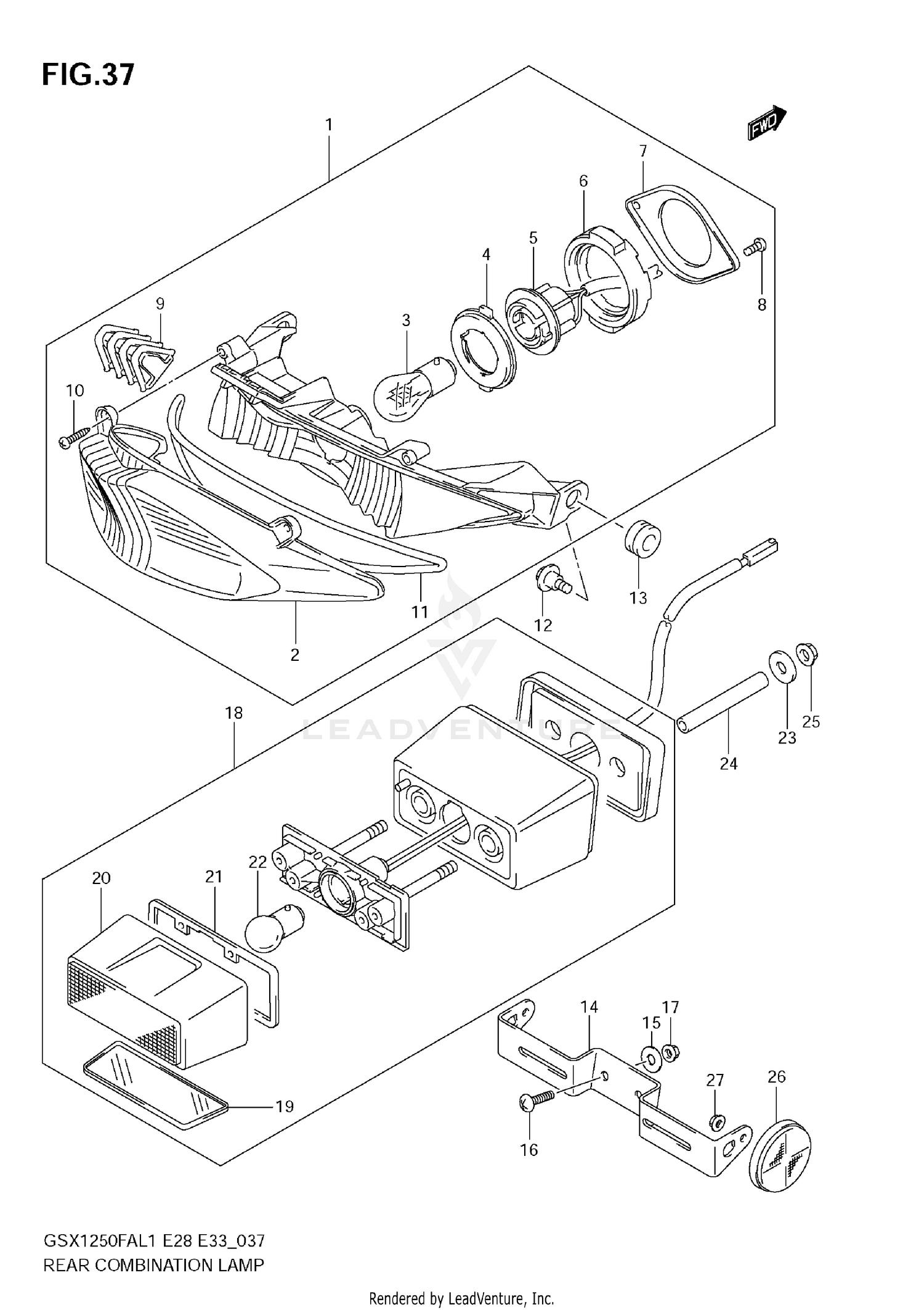 REAR COMBINATION LAMP