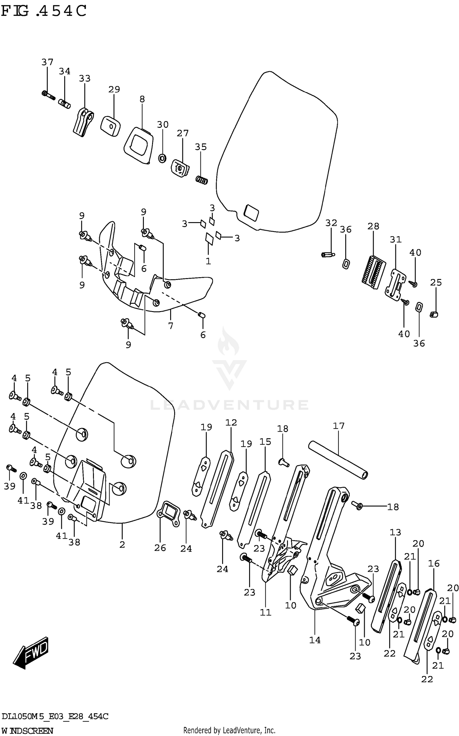 WINDSCREEN (DL1050RR)