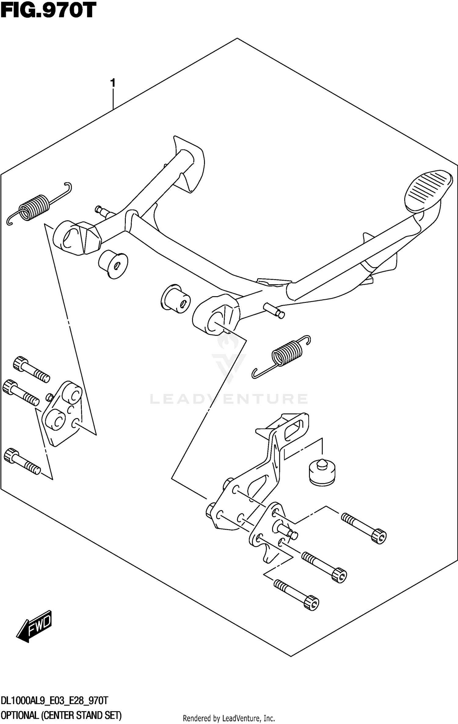 OPTIONAL (CENTER STAND SET)