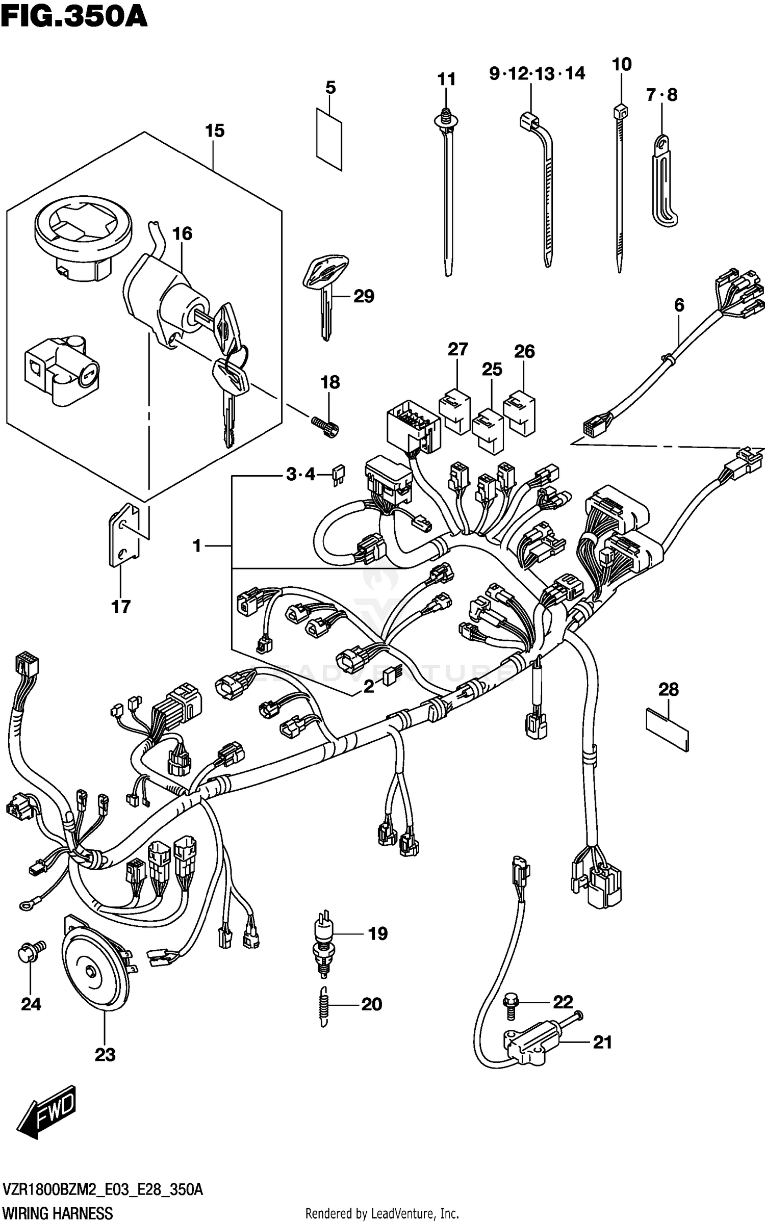 WIRING HARNESS (E33)
