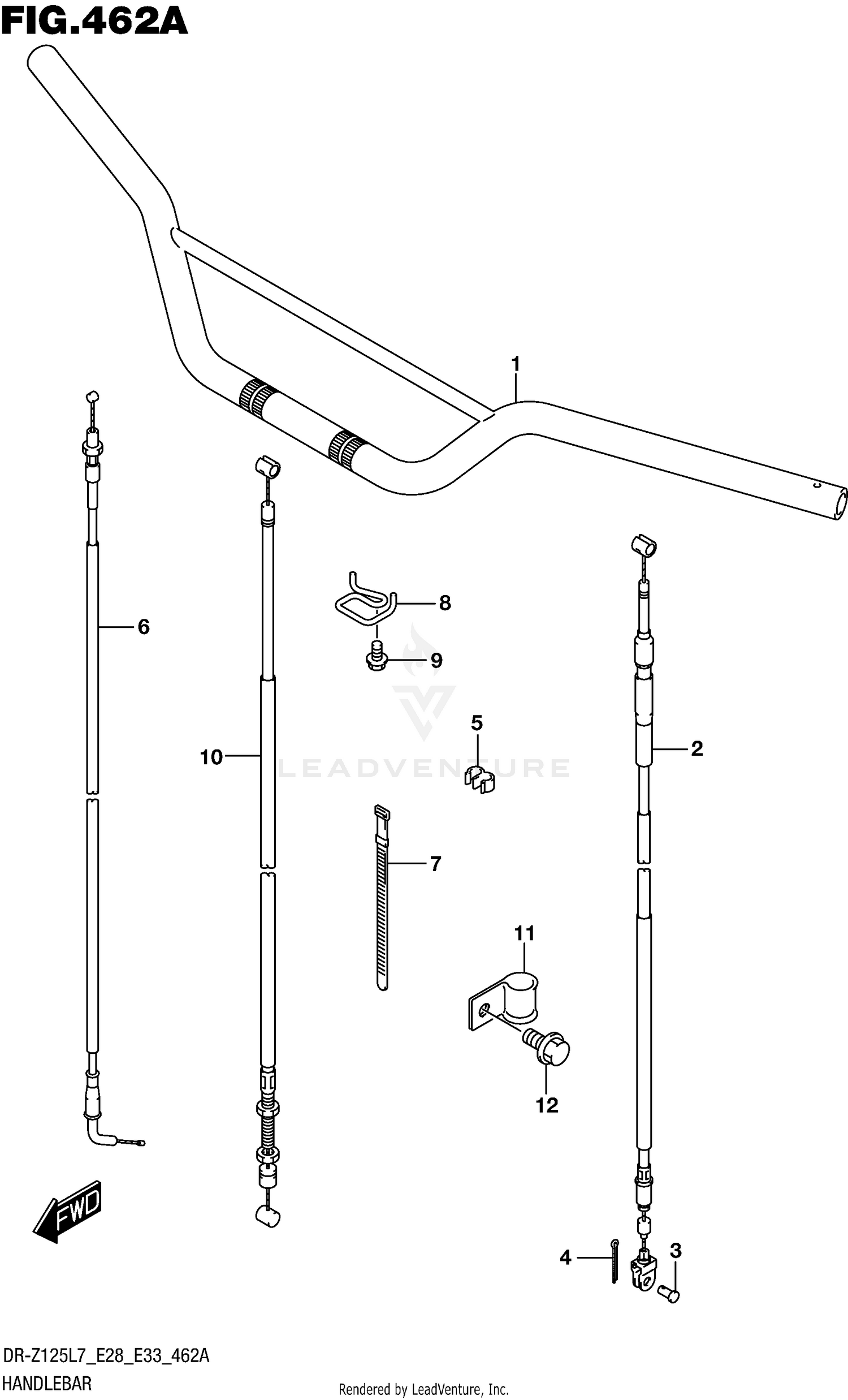 HANDLEBAR (DR-Z125 E28)