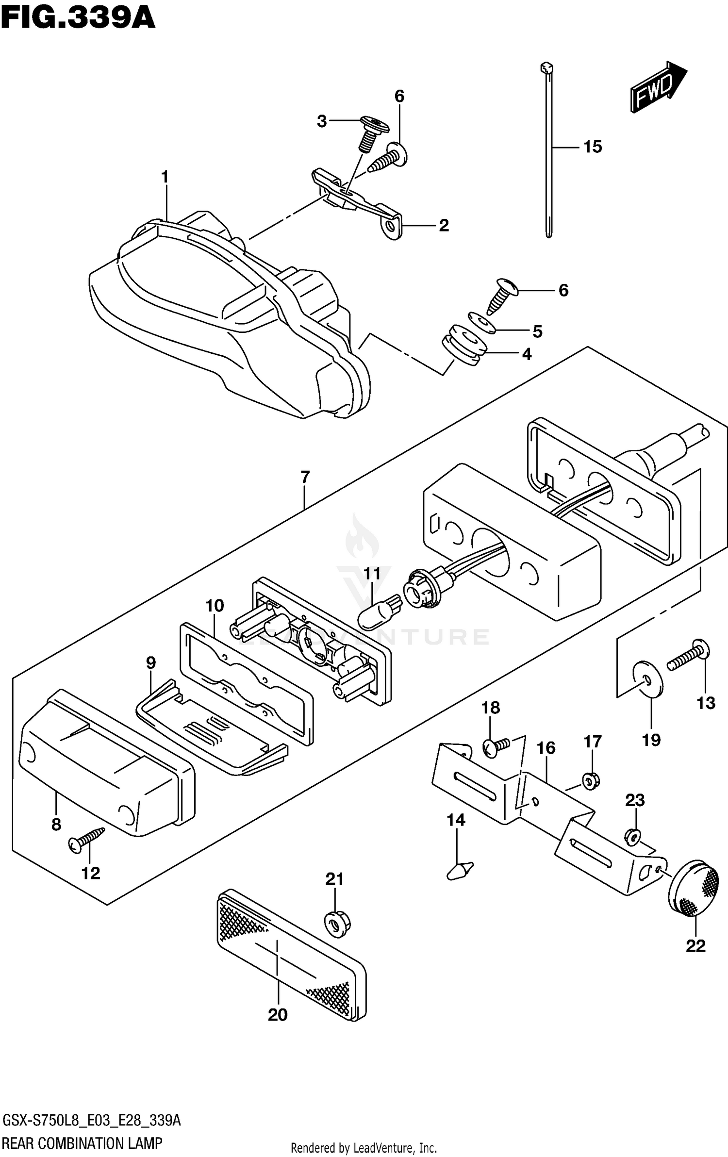 REAR COMBINATION LAMP