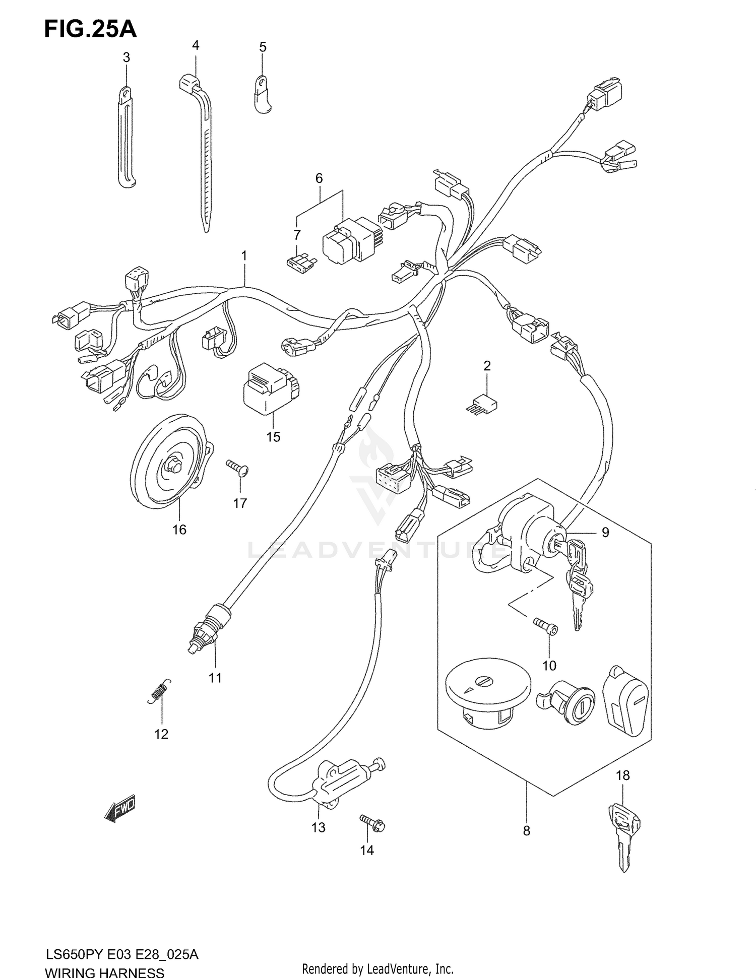 WIRING HARNESS (MODEL K4)