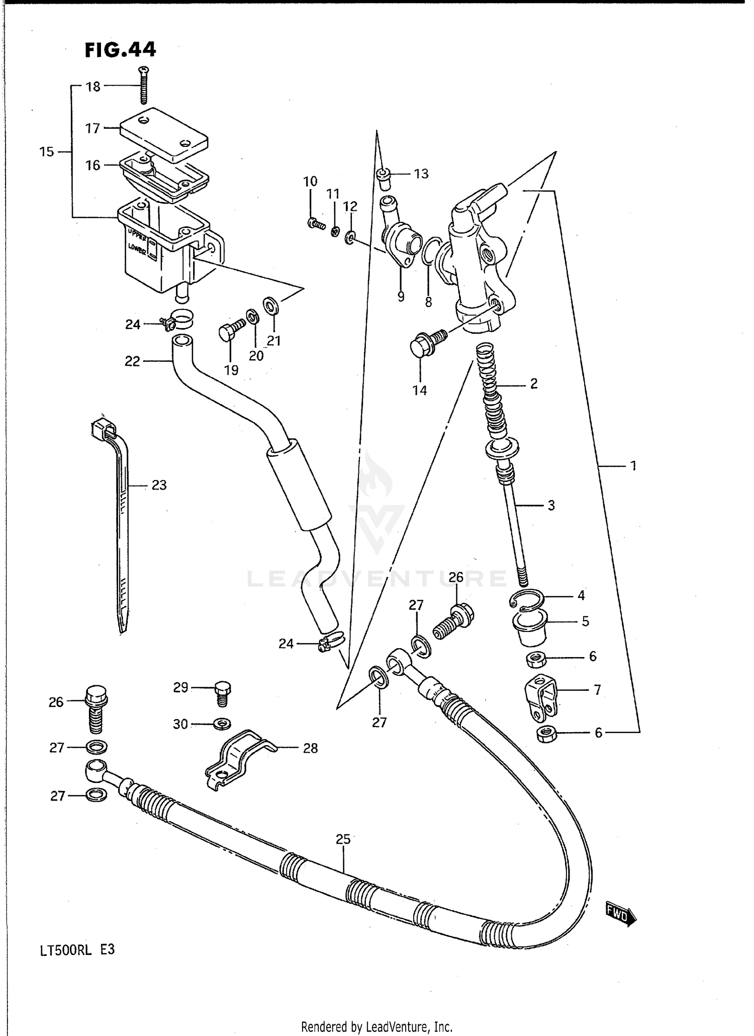 REAR MASTER CYLINDER