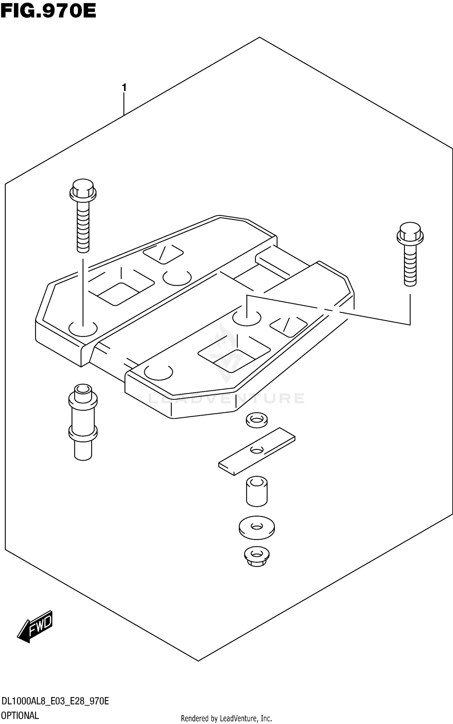 OPTIONAL (TOP CASE BRACKET SET)