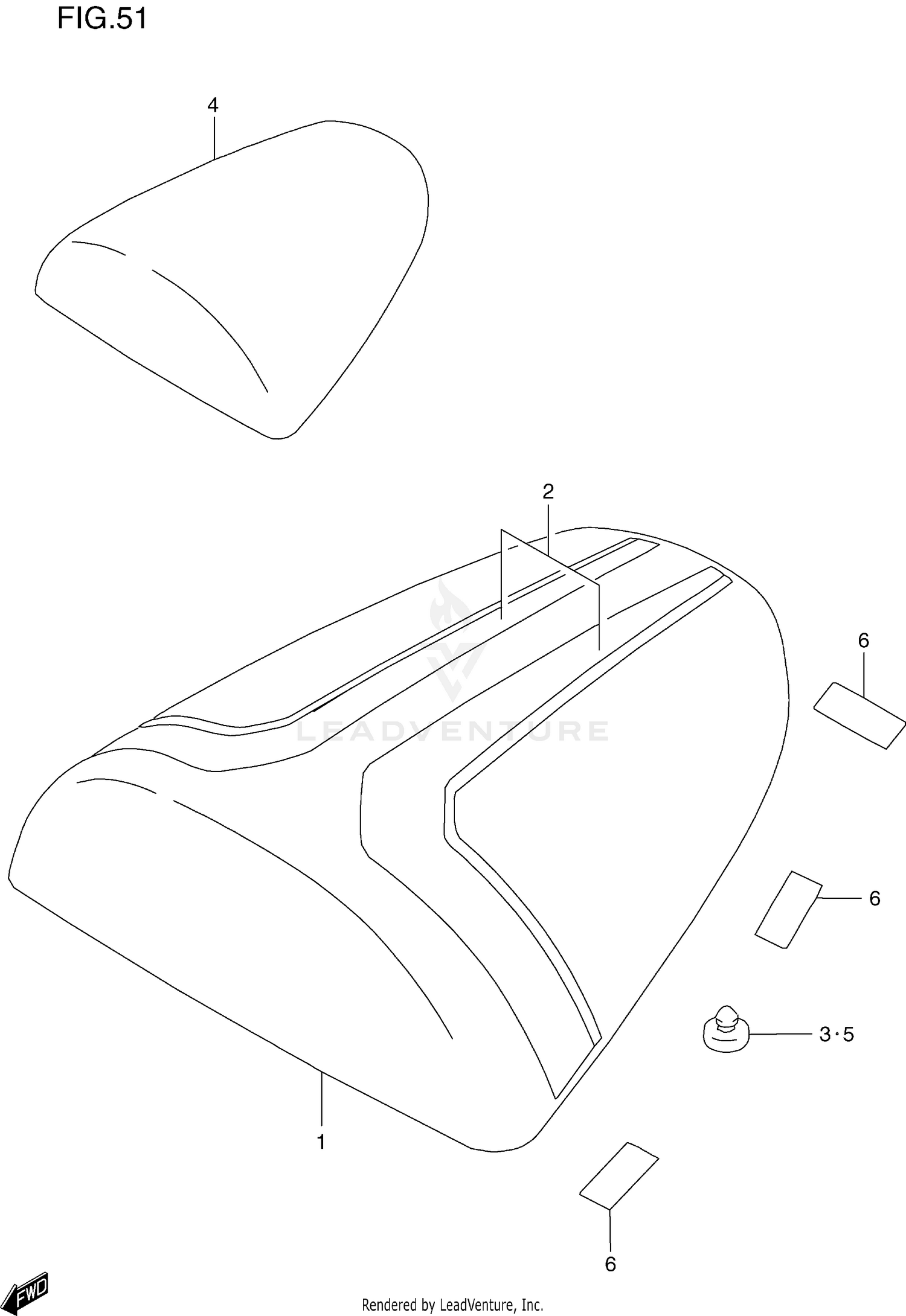 SEAT TAIL BOX (MODEL V)