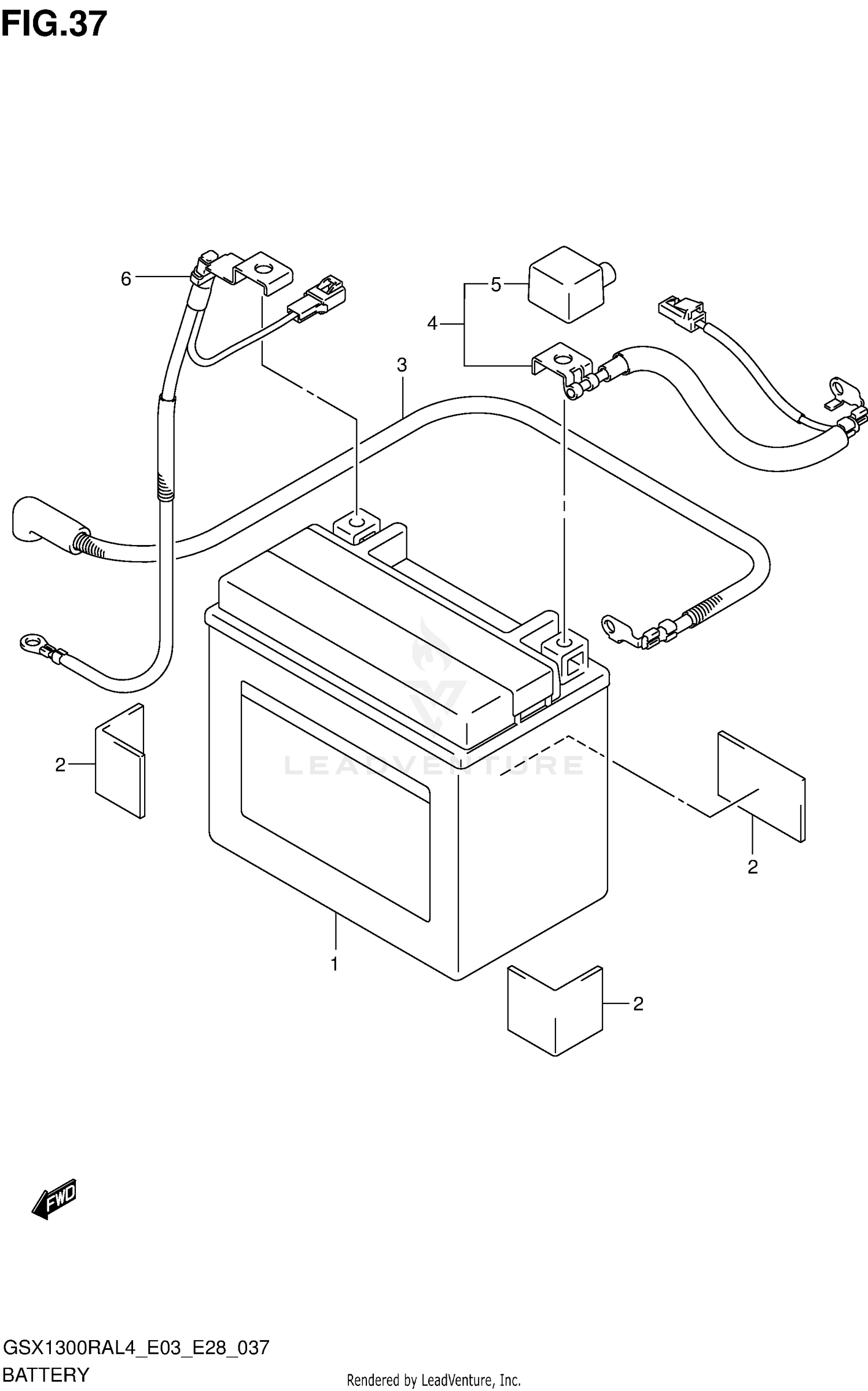 BATTERY (GSX1300RAL4 E03)