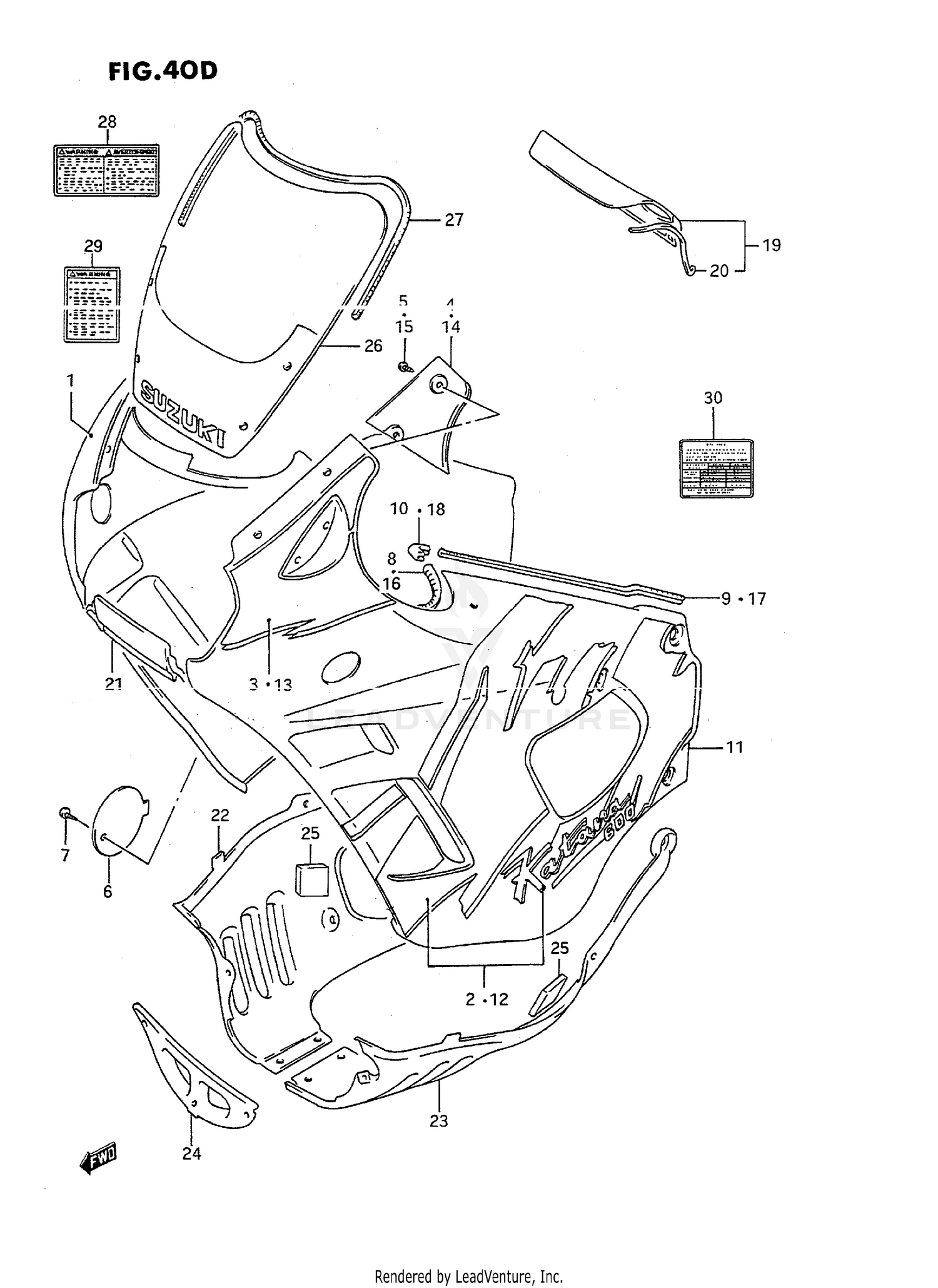 COWLING BODY (MODEL N)