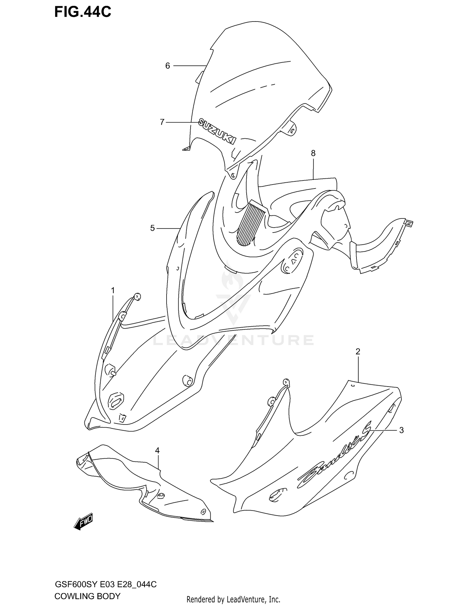 COWLING BODY (MODEL K3)