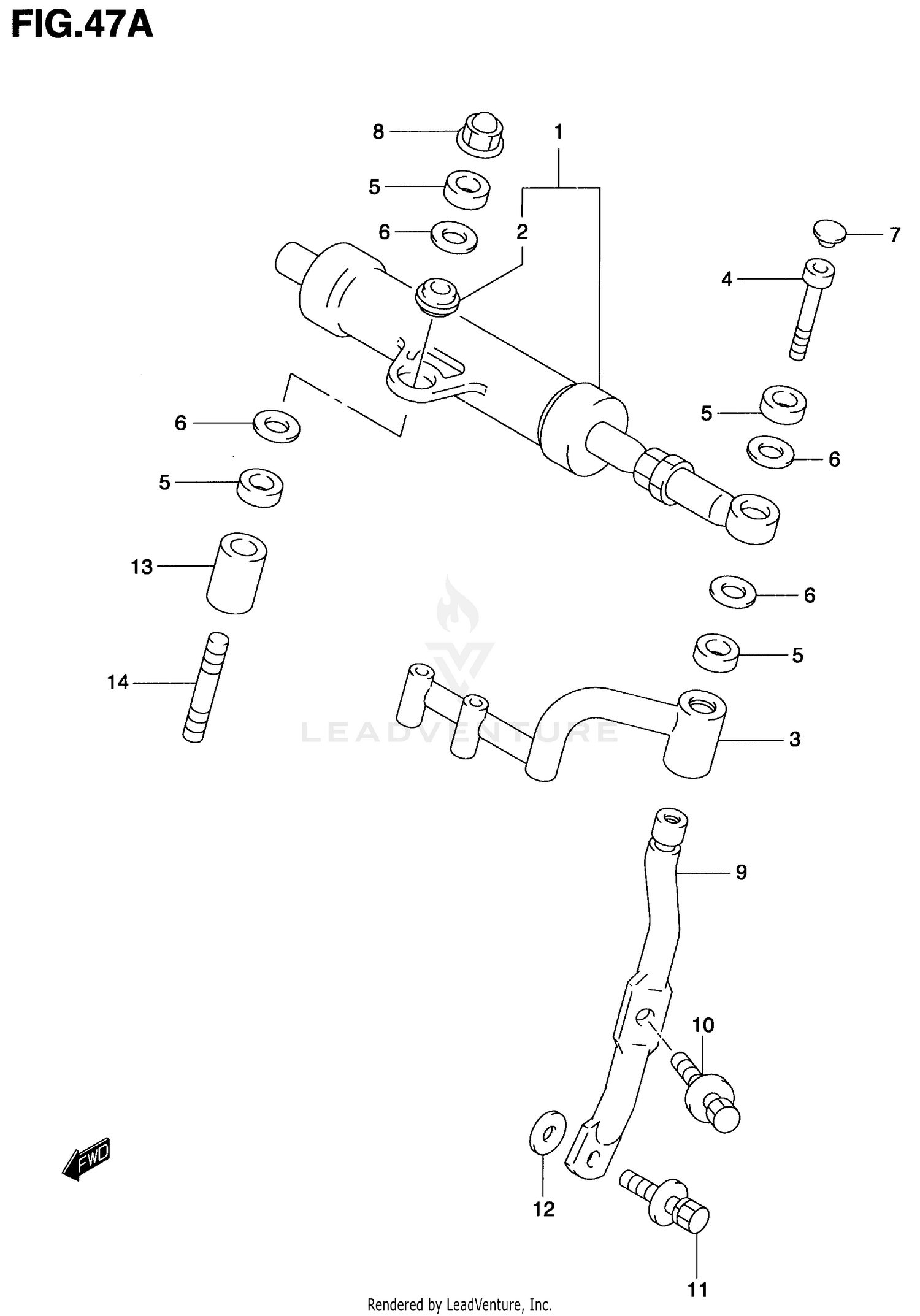 STEERING DAMPER (MODEL W/X/Y/K1)