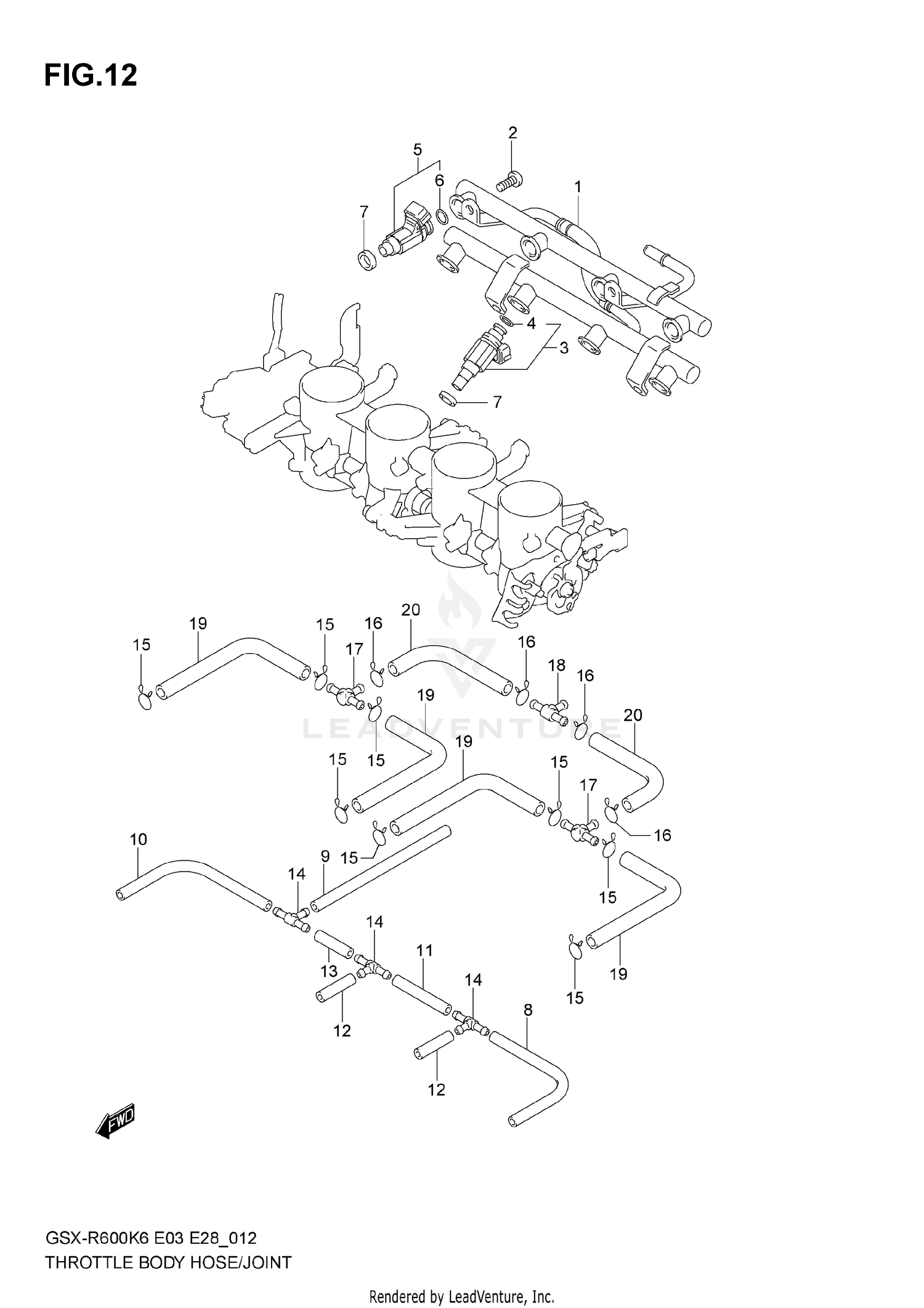 THROTTLE BODY HOSE/JOINT