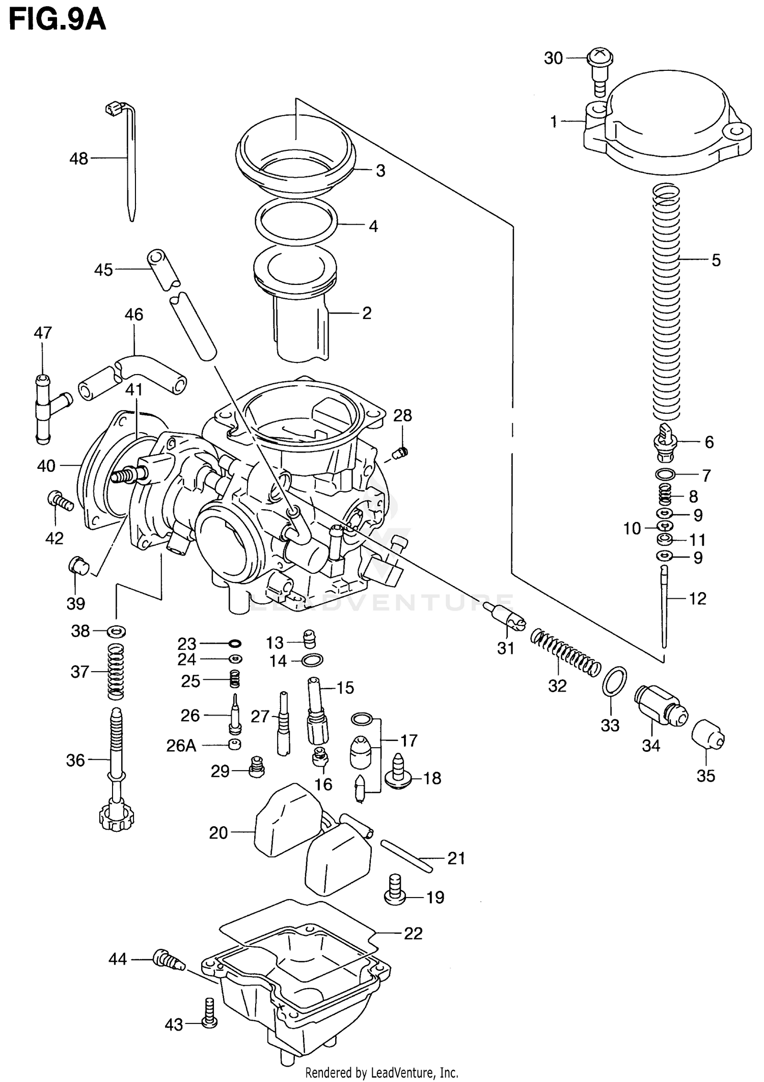 CARBURETOR (MODEL Y/K1)