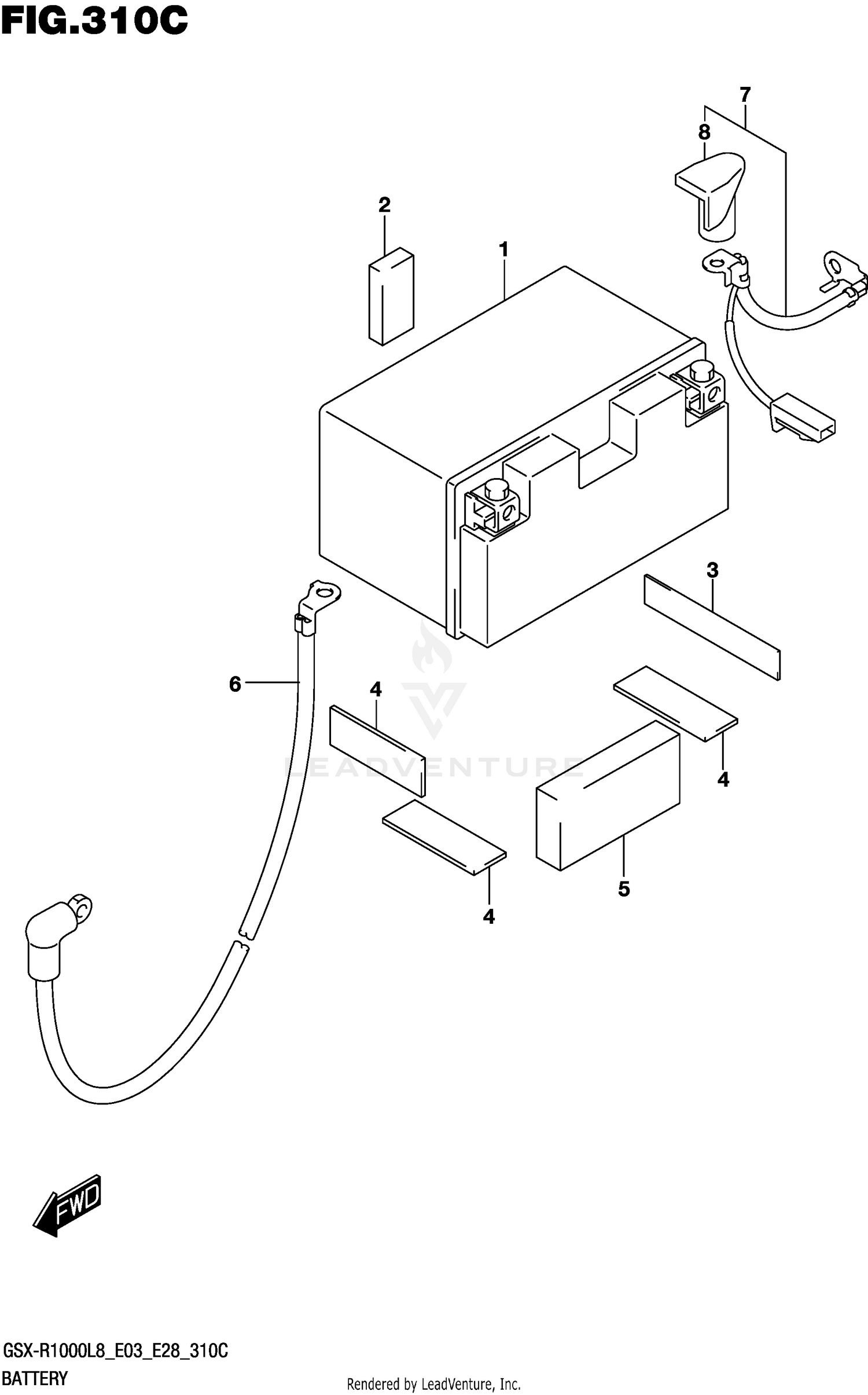 BATTERY (GSX-R1000AL8 E03)