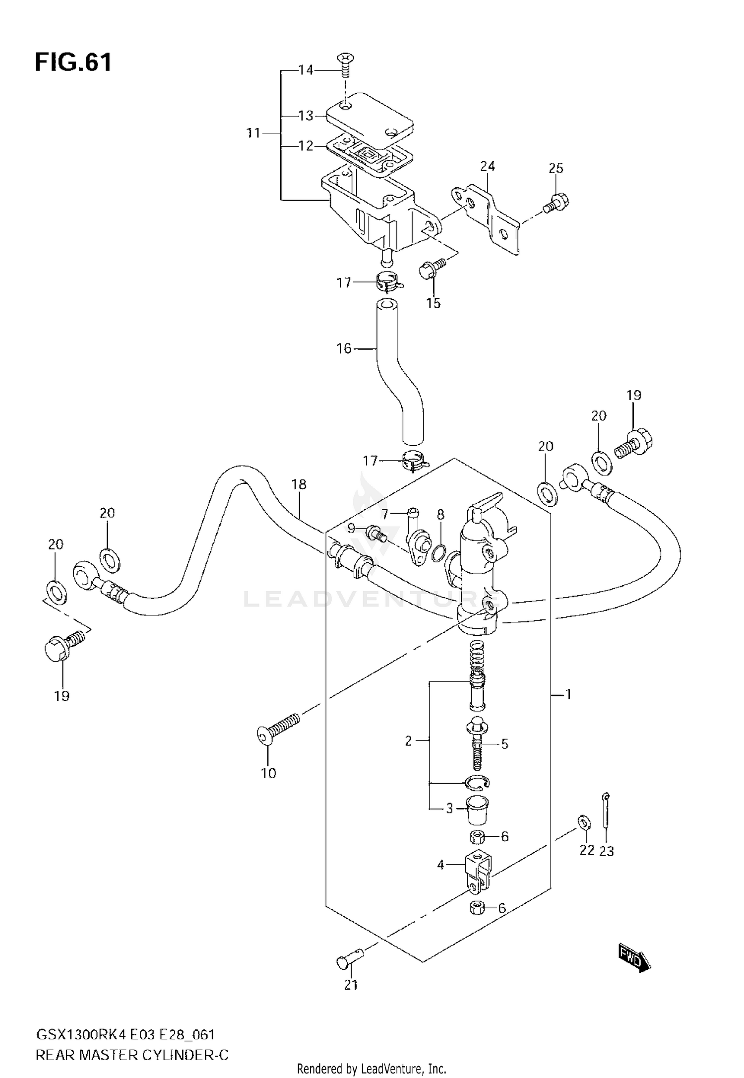 REAR MASTER CYLINDER