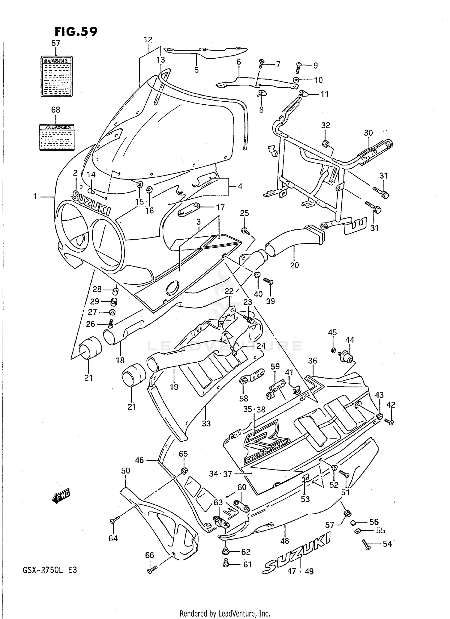 COWLING (MODEL L 3SL