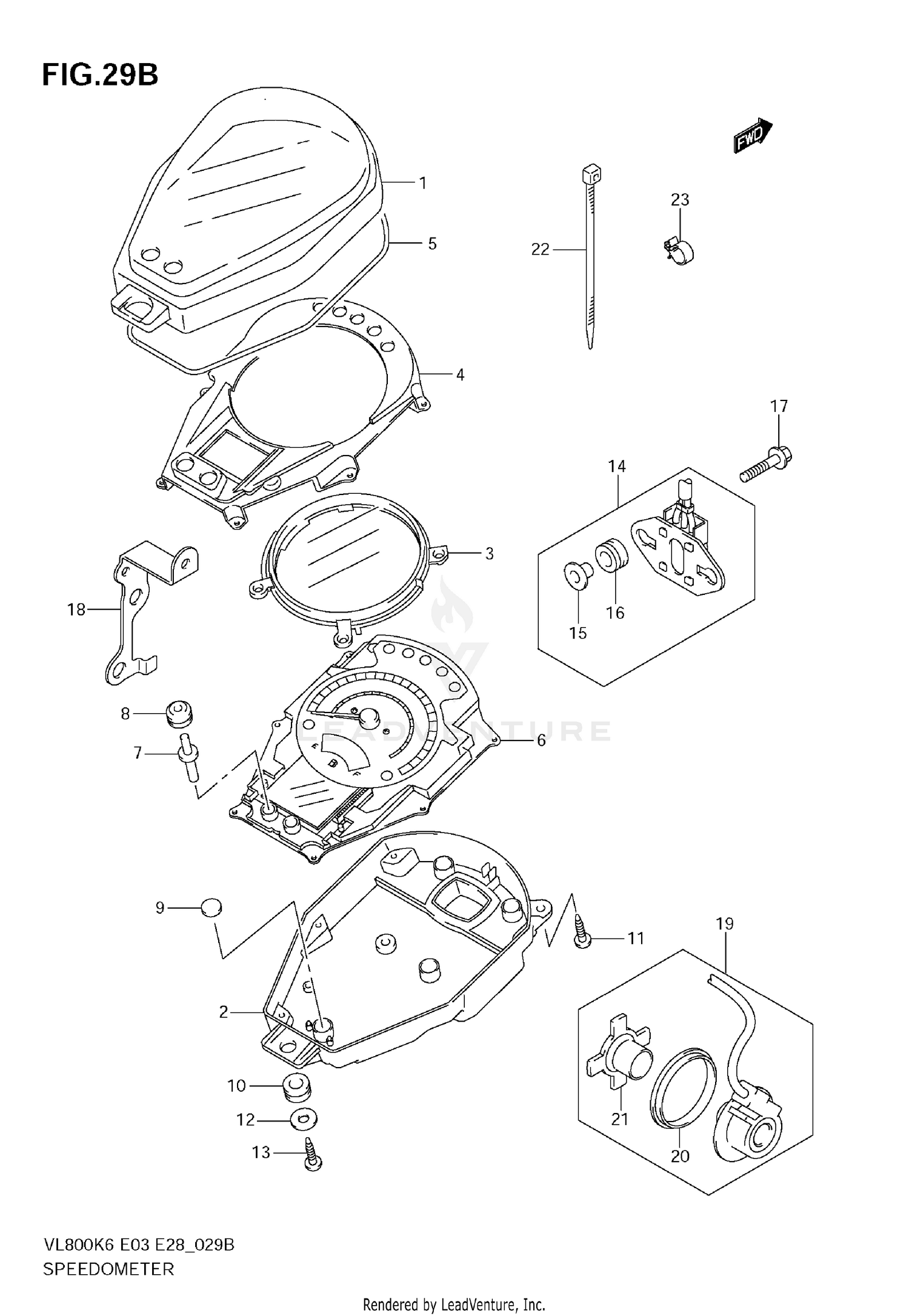 SPEEDOMETER (VL800K9/TK9)