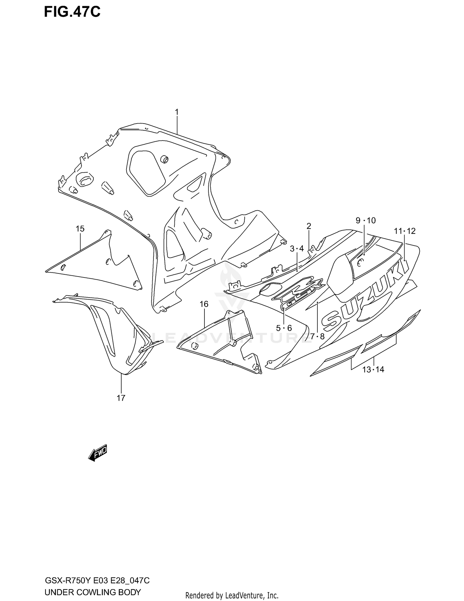 UNDER COWLING (MODEL K3)