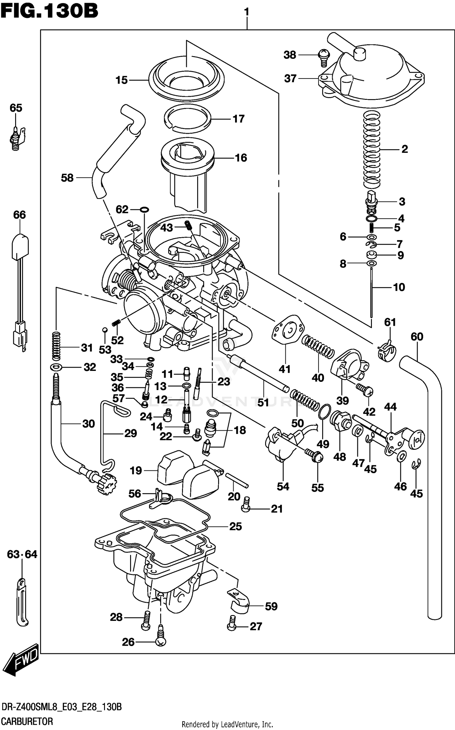 CARBURETOR (DR-Z400SML8 E28)