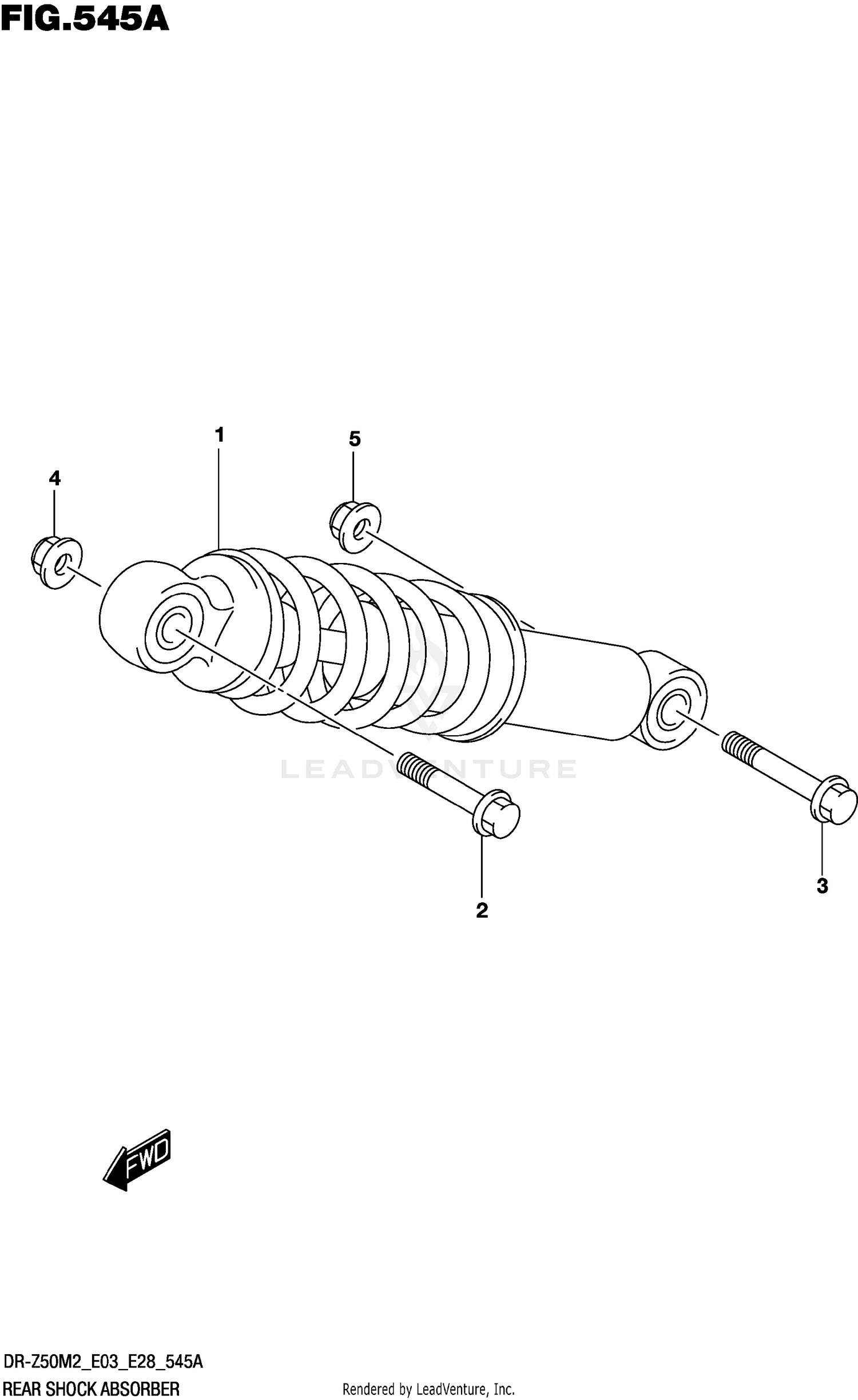 REAR SHOCK ABSORBER
