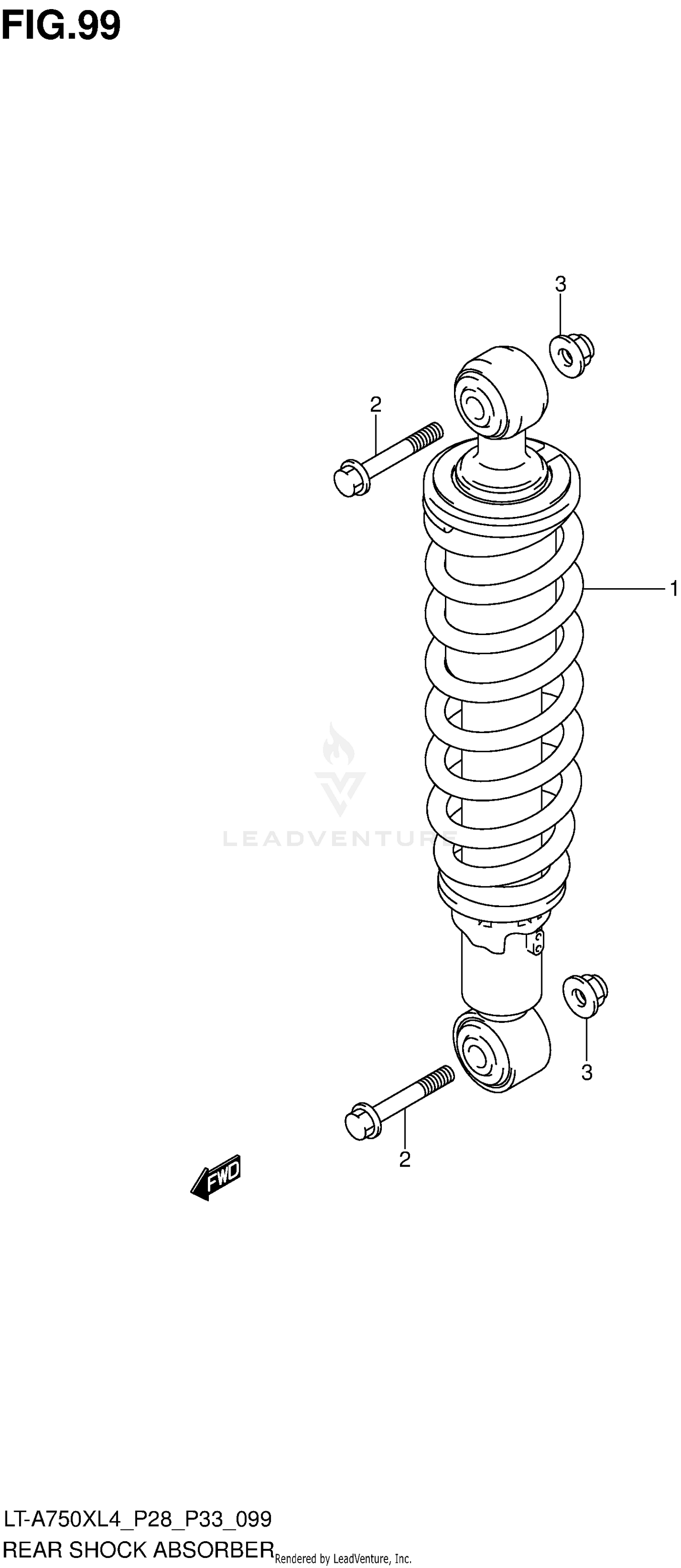 REAR SHOCK ABSORBER