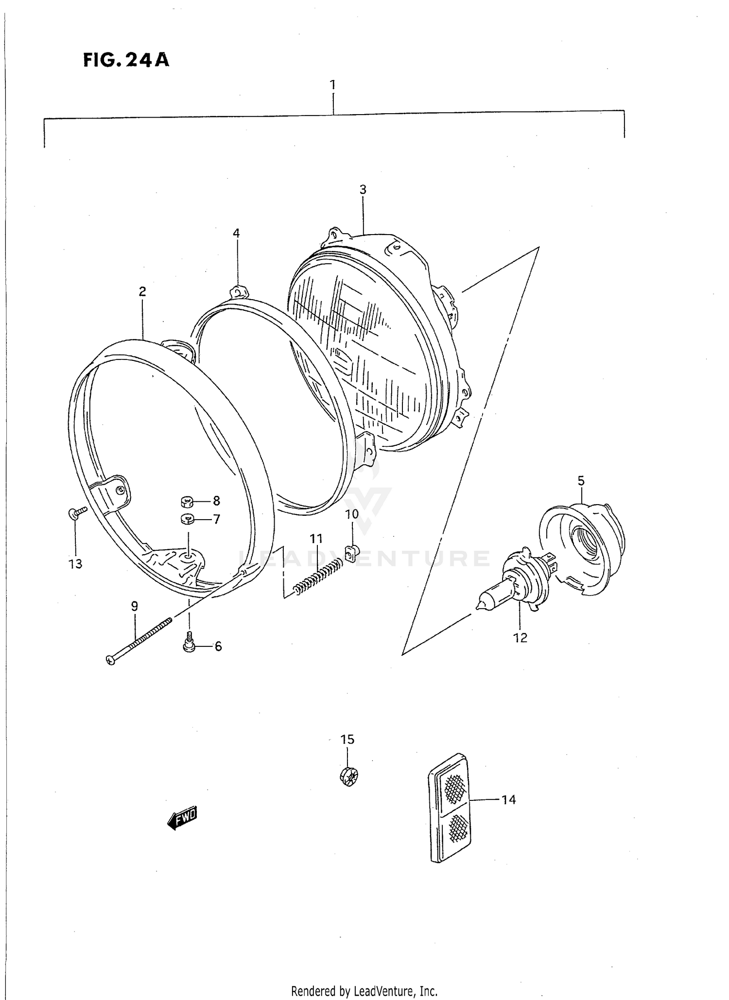 HEADLAMP (MODEL R/S/T)