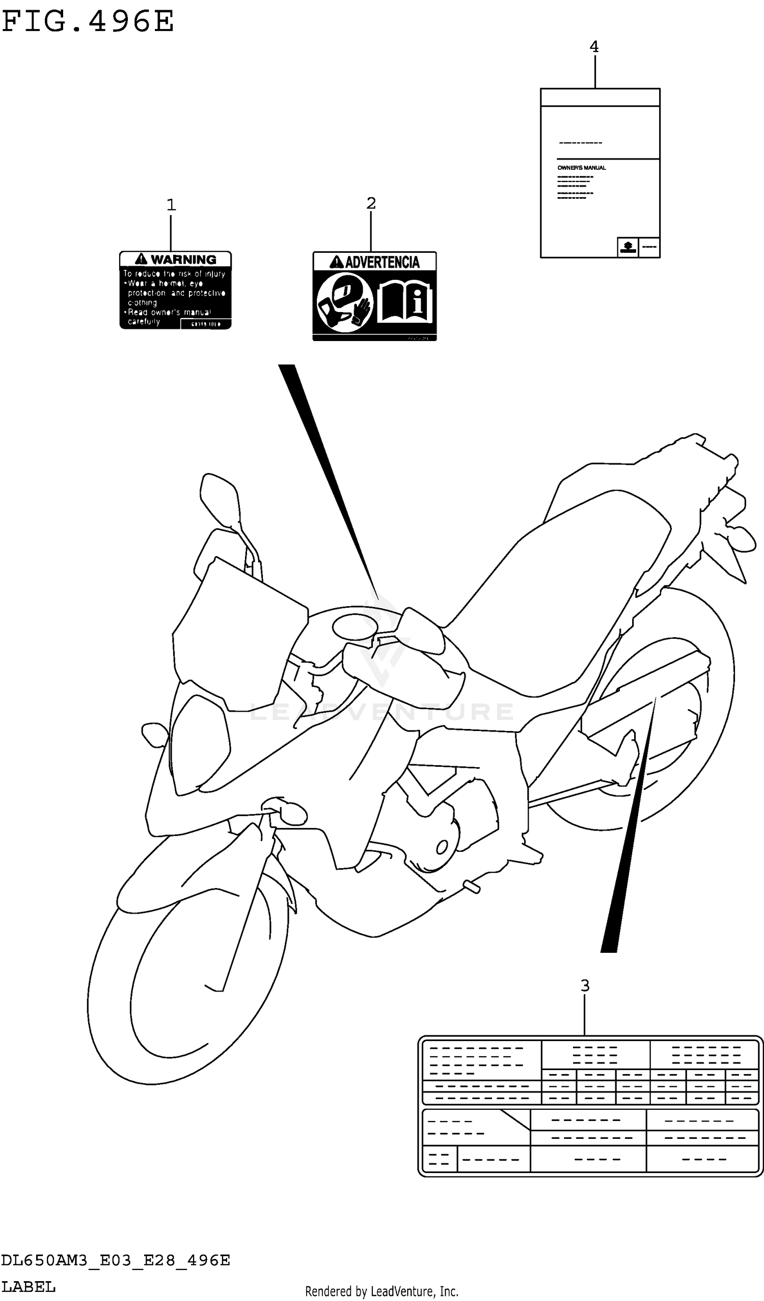 LABEL (DL650XAM3E28)