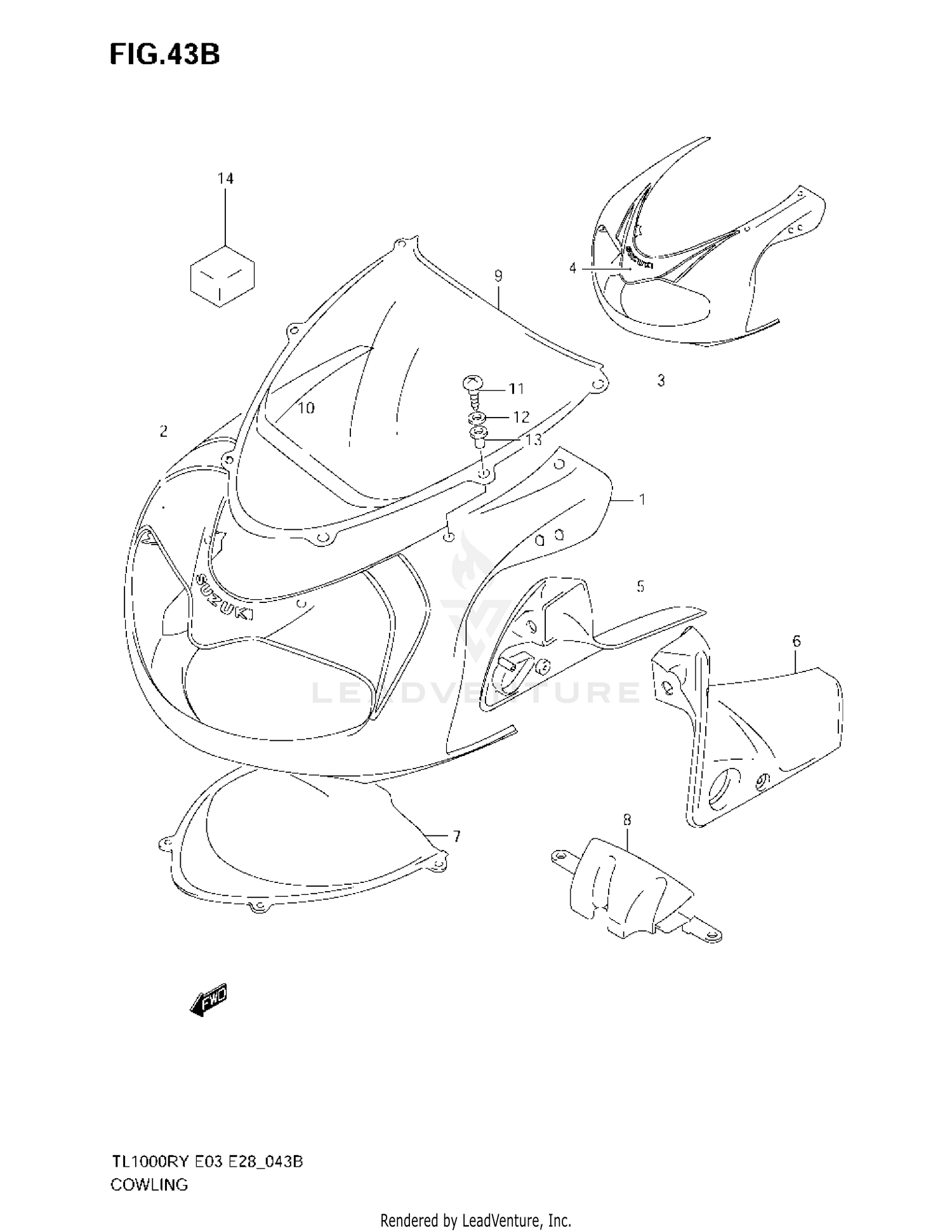 COWLING BODY (MODEL Y)