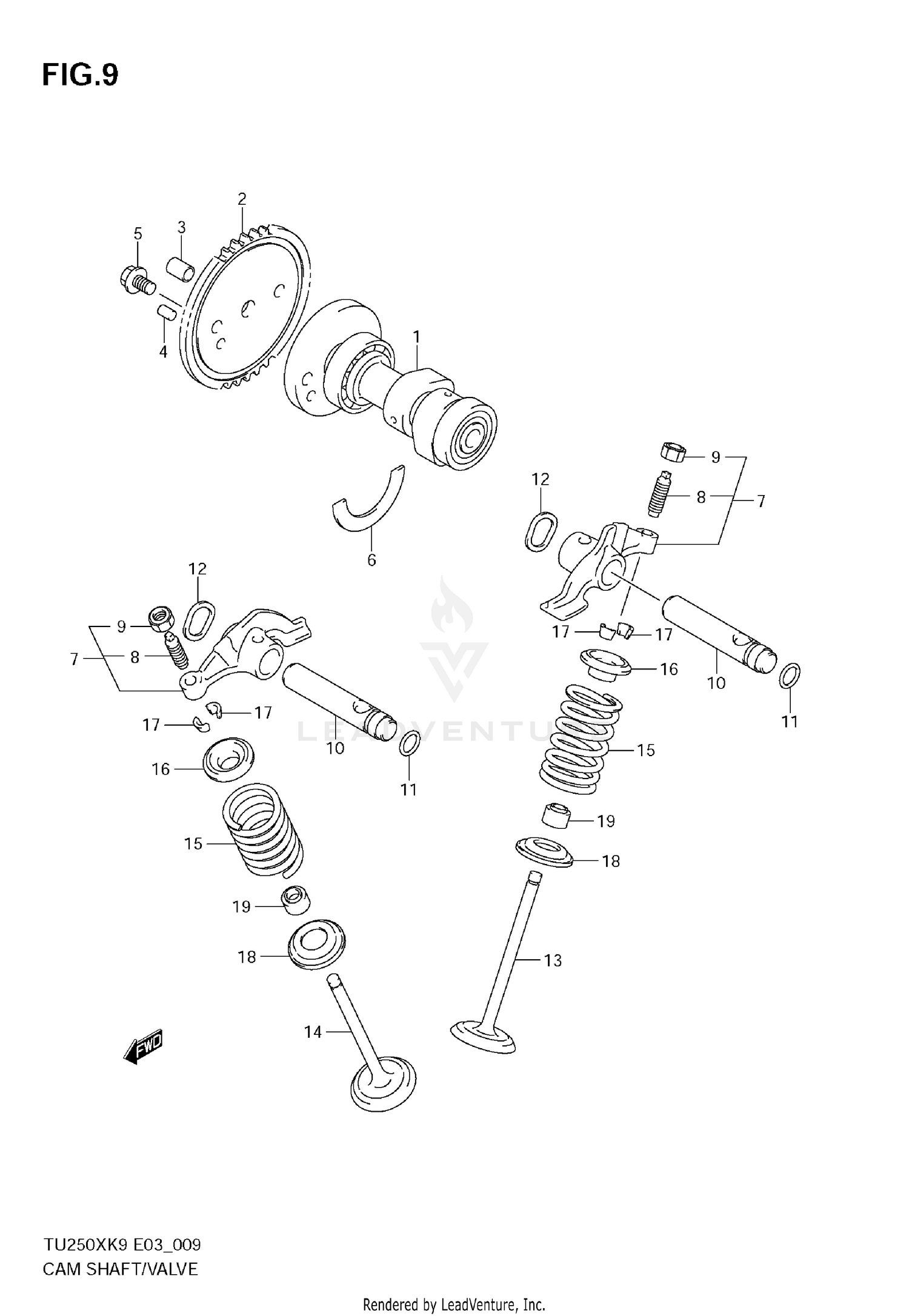 CAMSHAFT - VALVE