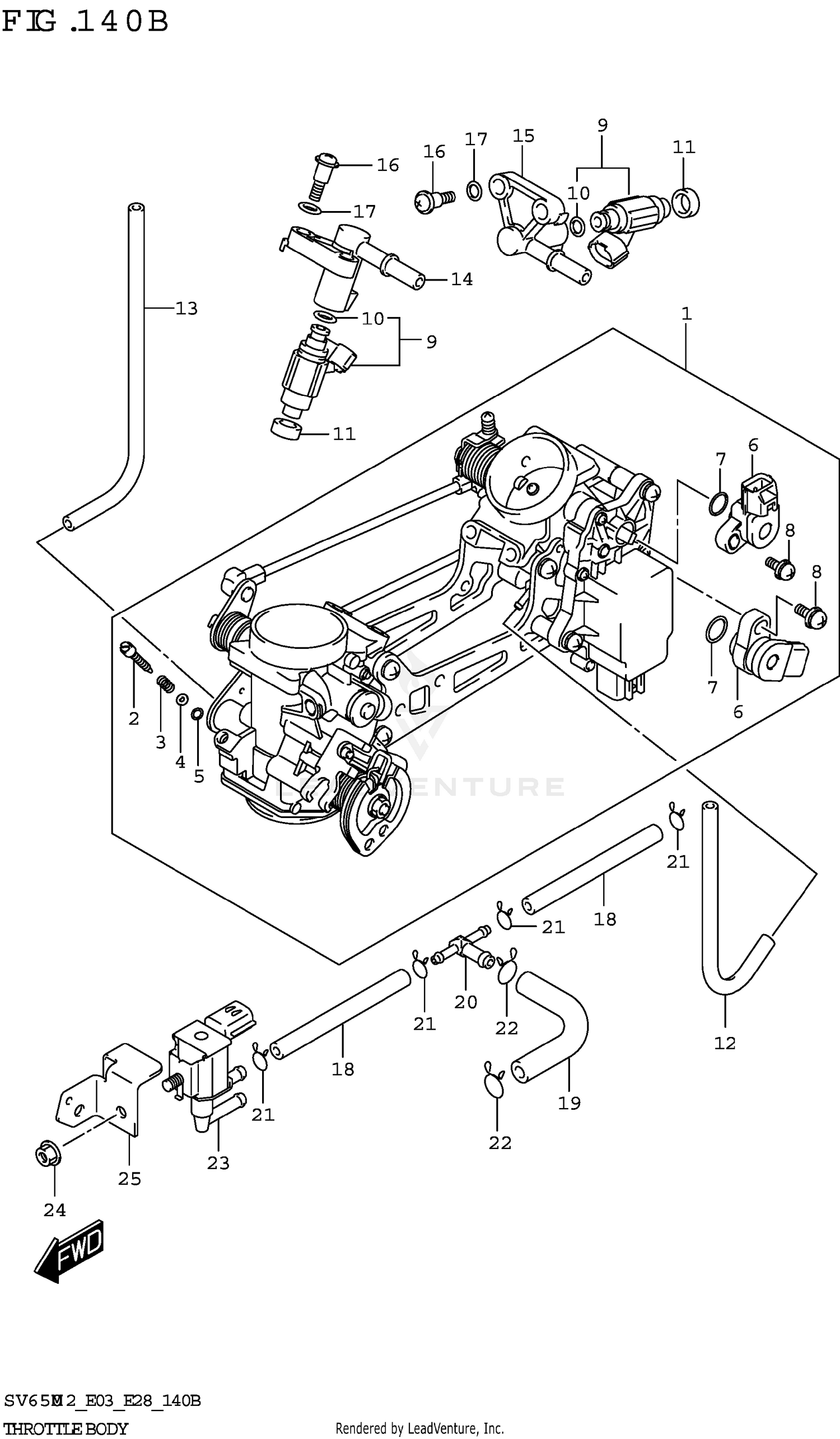 THROTTLE BODY (E33)