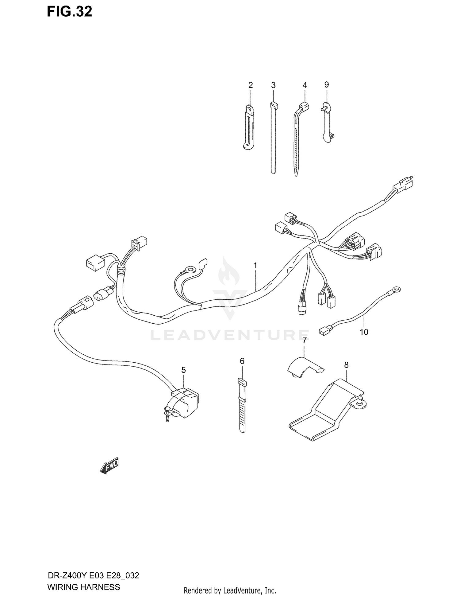 WIRING HARNESS (DR-Z400Y/K1/K2/K3/K4)