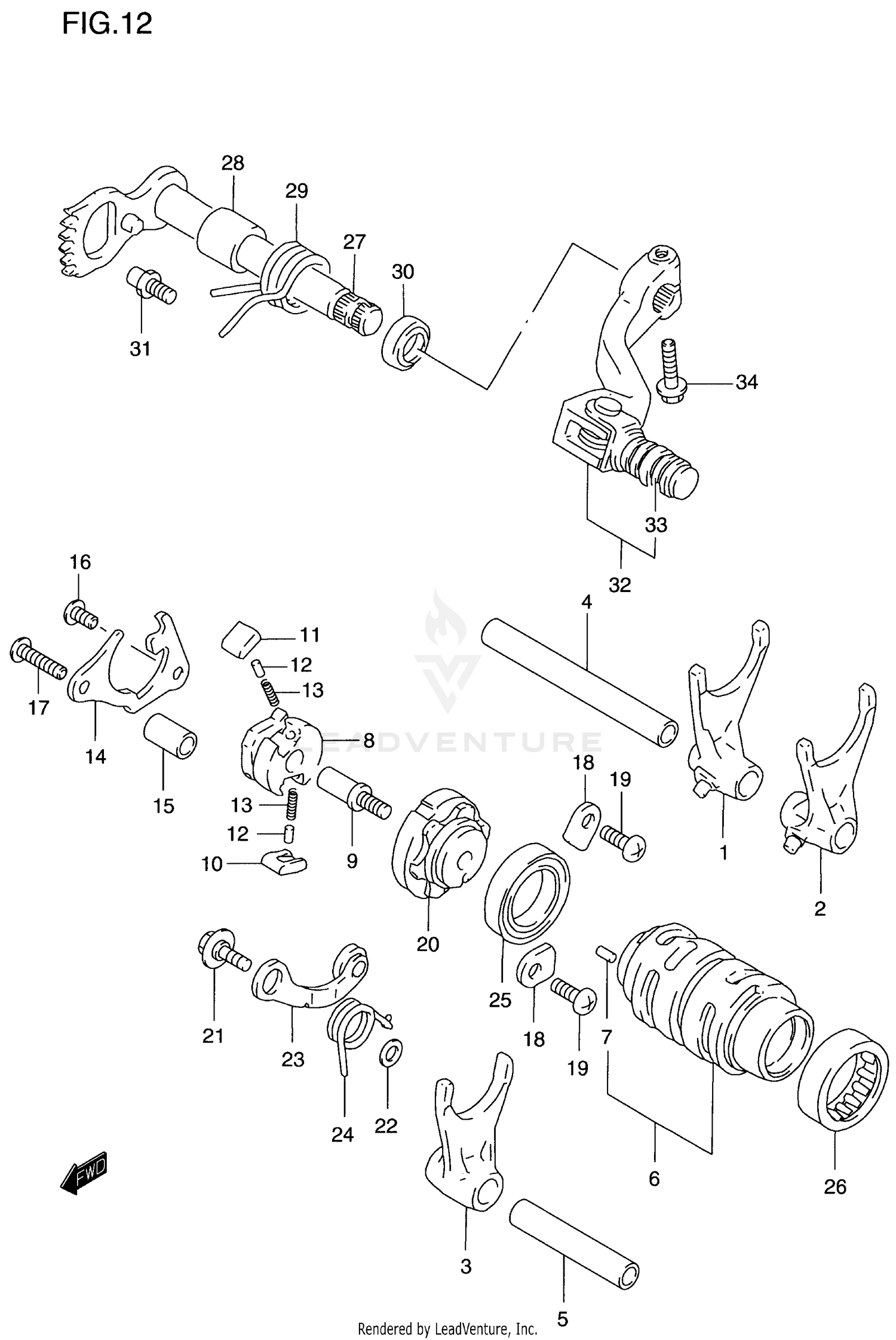 GEAR SHIFTING (MODEL T/V)