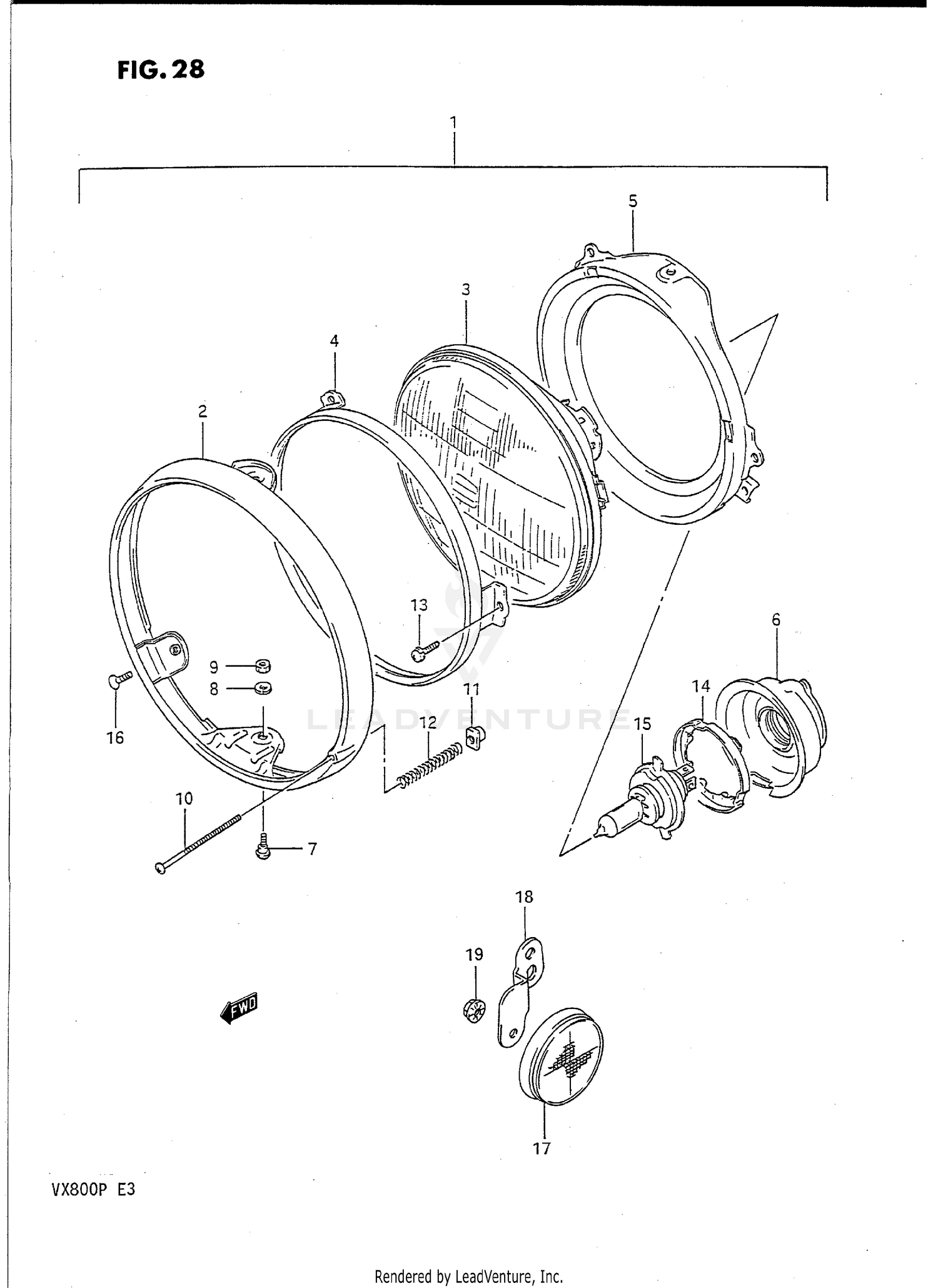 HEADLAMP (MODEL L/M/N)
