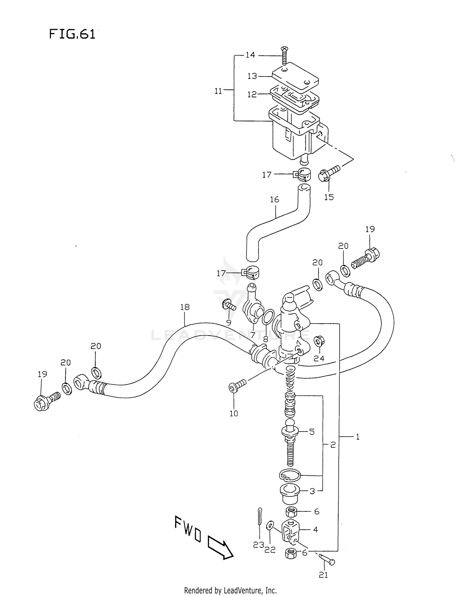 REAR MASTER CYLINDER