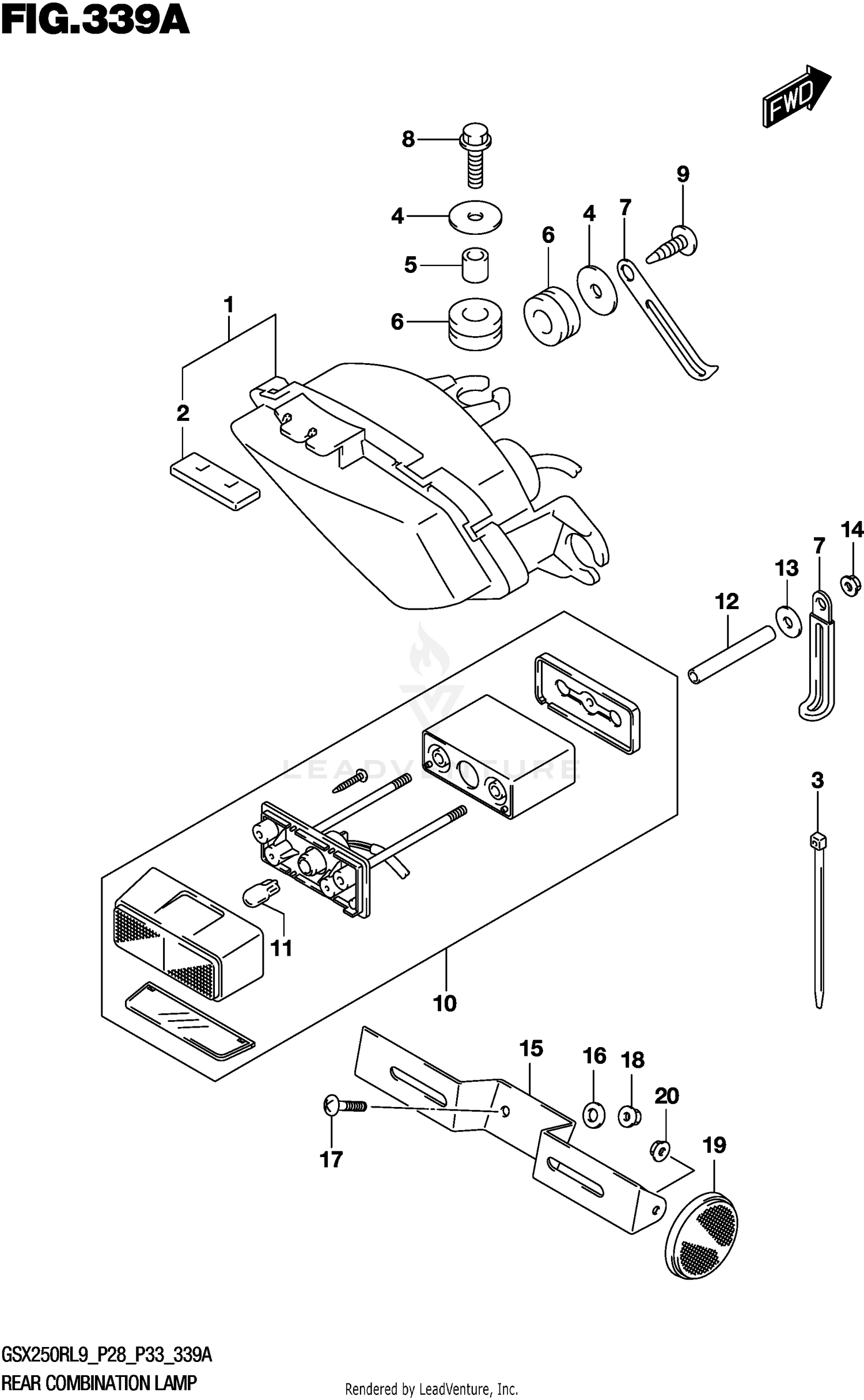 REAR COMBINATION LAMP