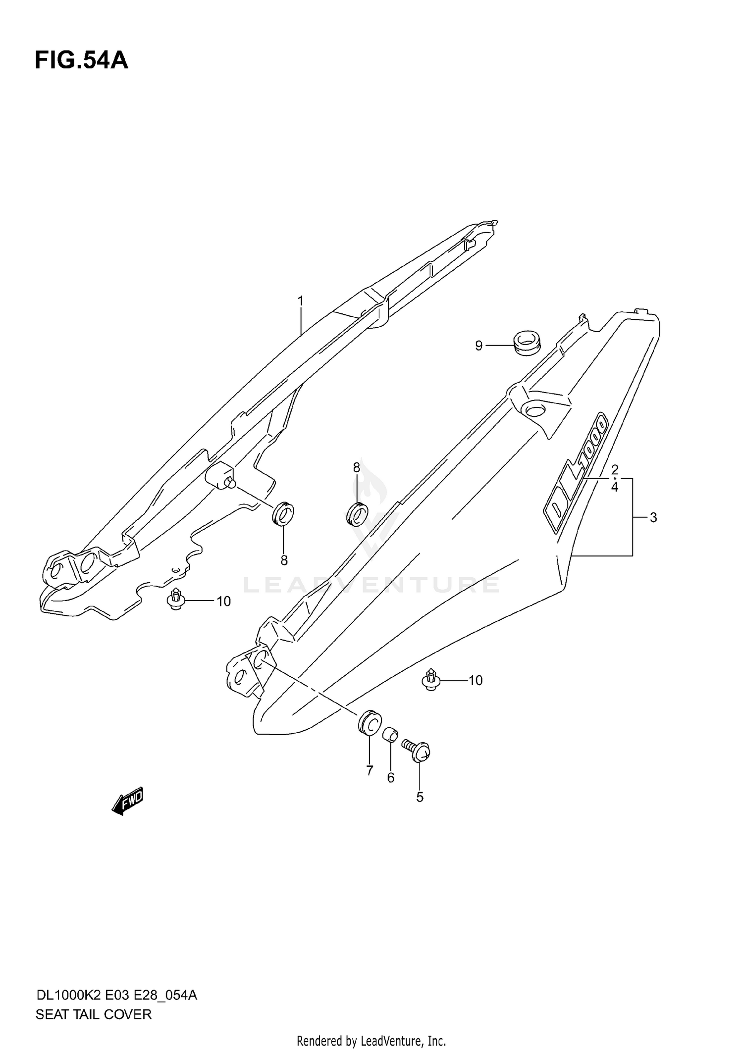SEAT TAIL COVER (MODEL K3)