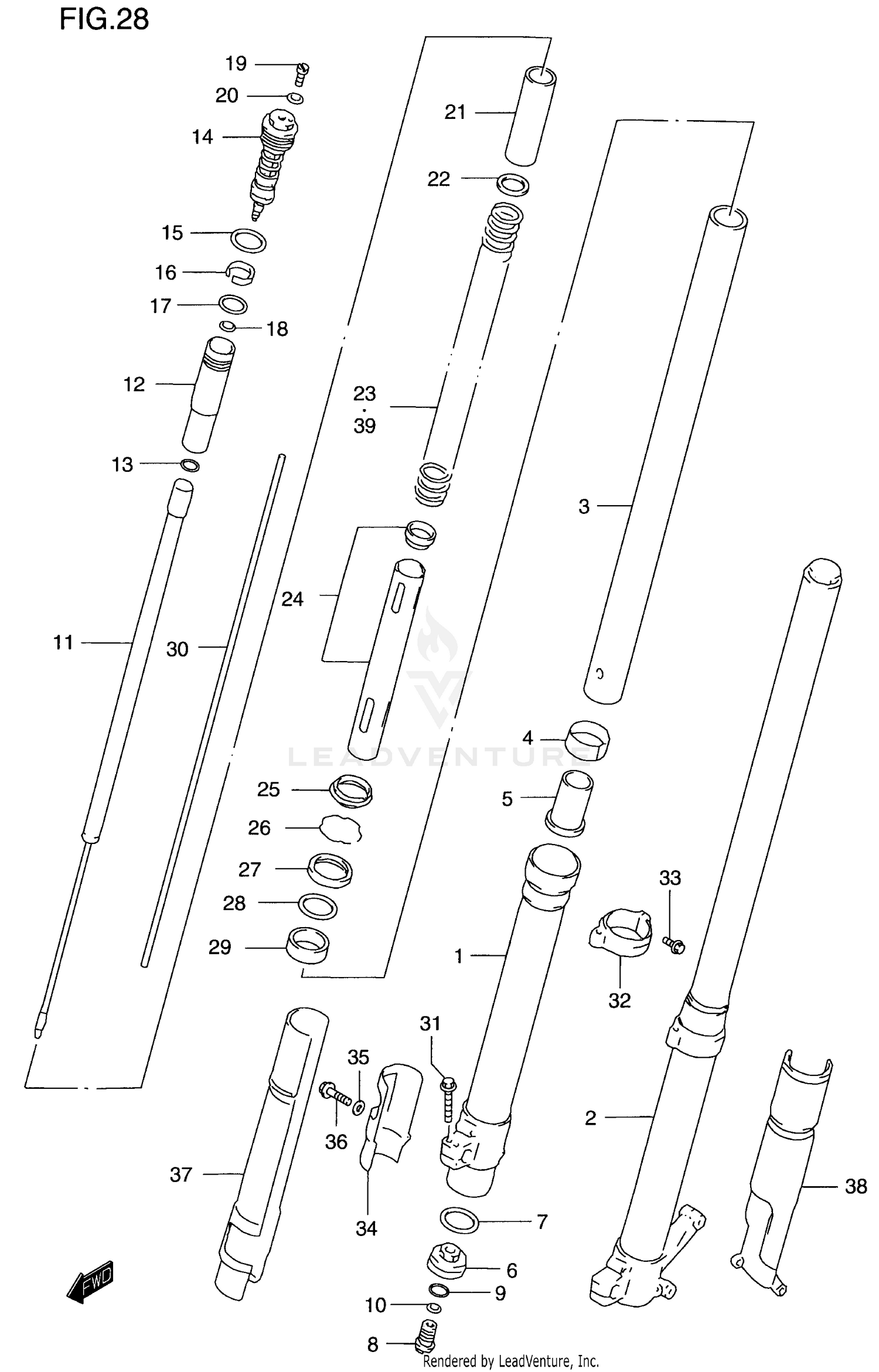 FRONT DAMPER (MODEL T)
