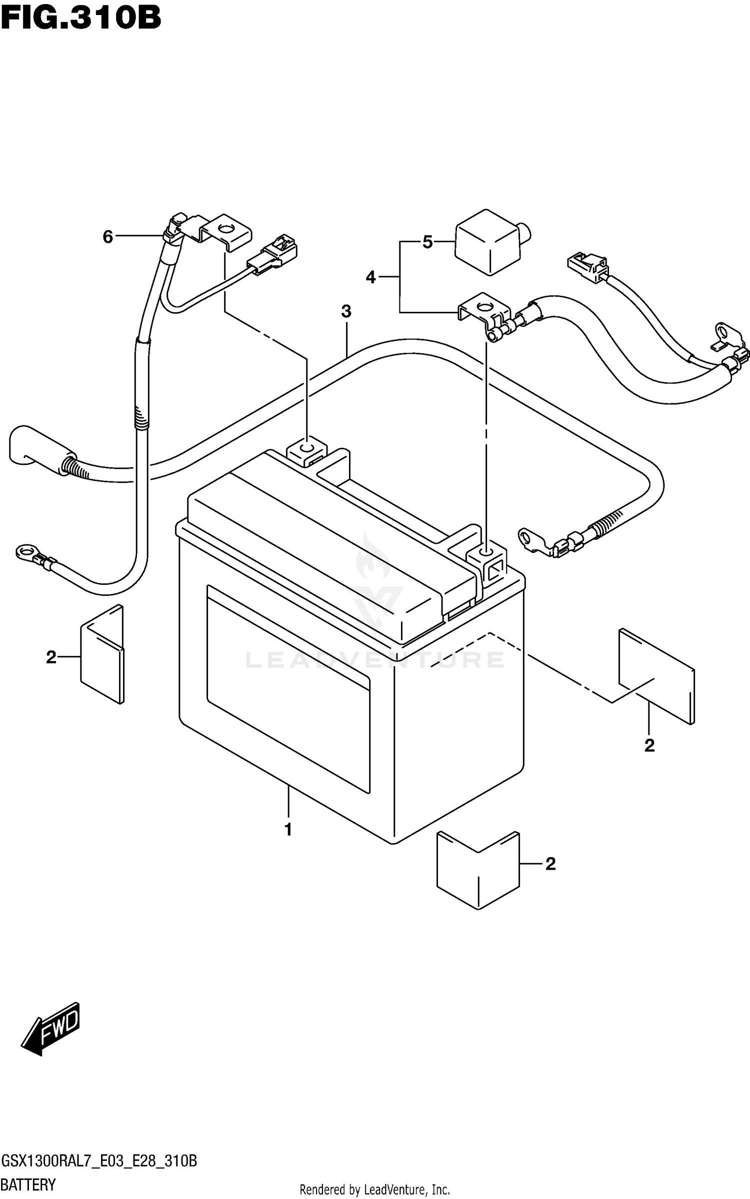 BATTERY (GSX1300RAL7 E28)