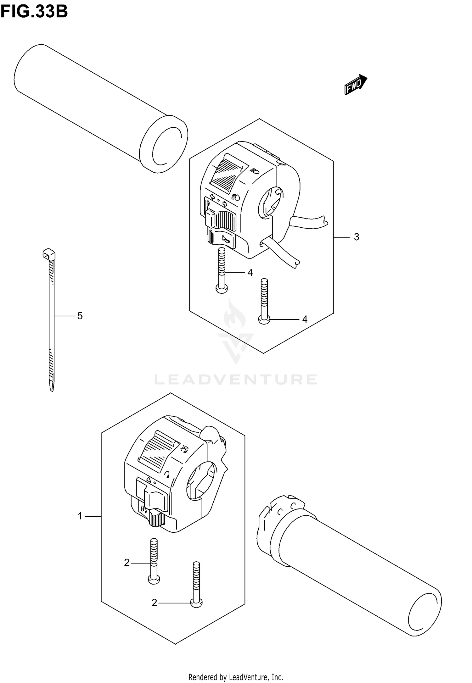 HANDLE SWITCH (MODEL K4/K5)