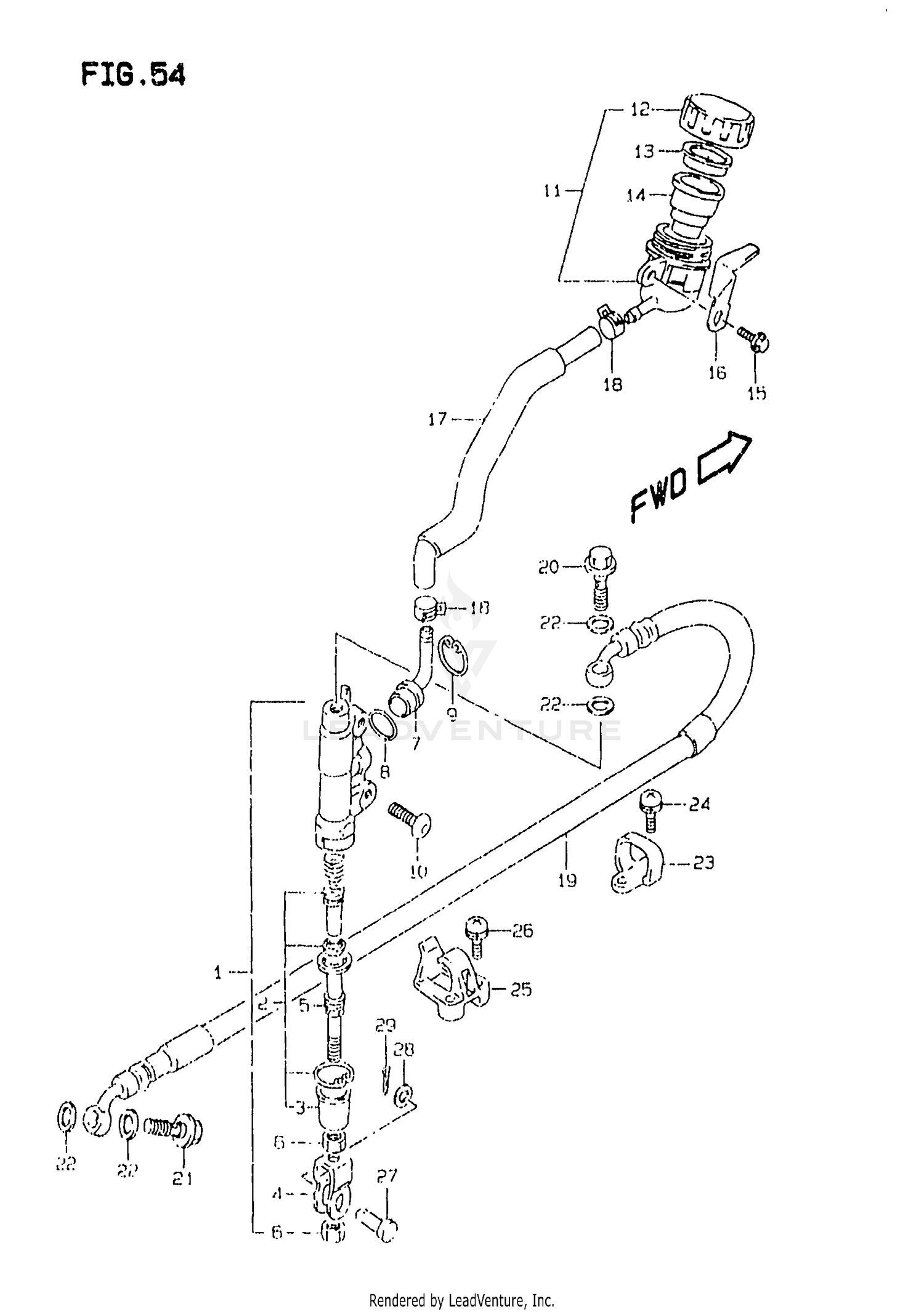 REAR MASTER CYLINDER