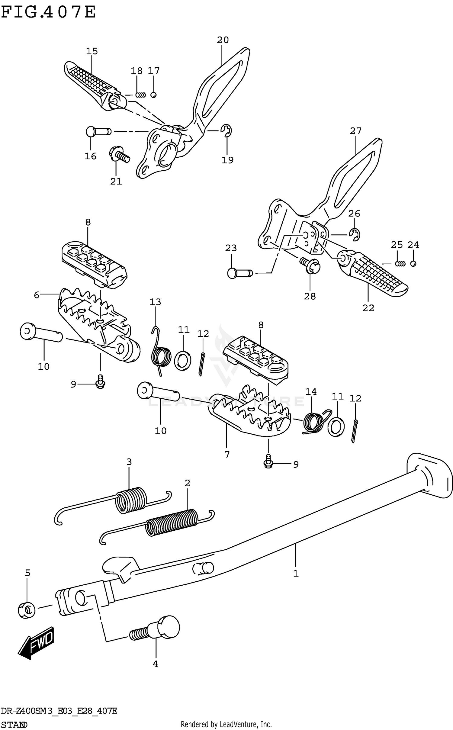 STAND (DR-Z400SMM3 E28)