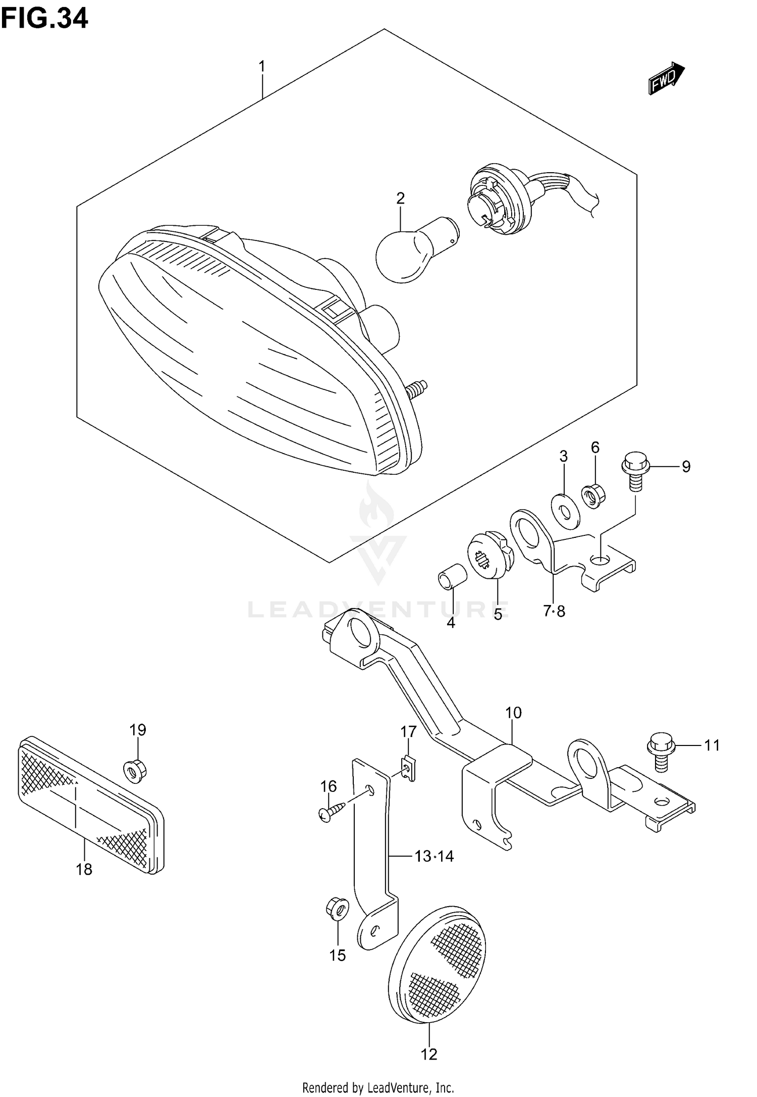 REAR COMBINATION LAMP