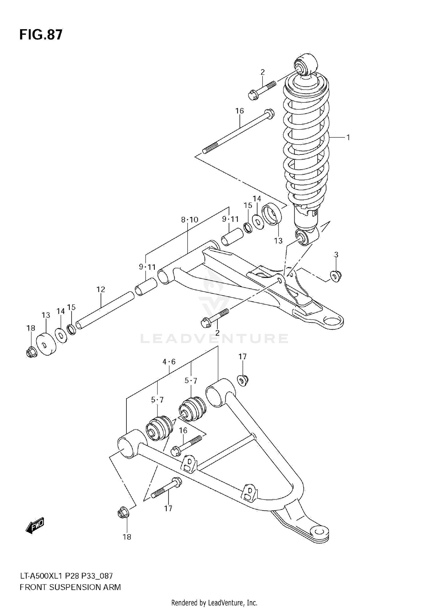 FRONT SUSPENSION ARM