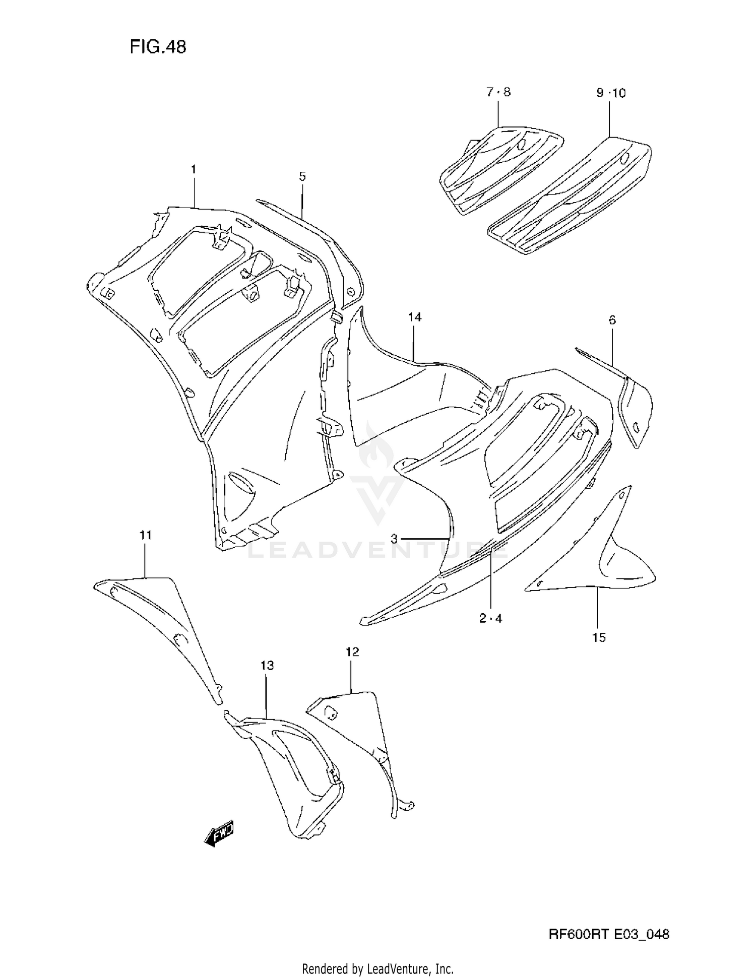 UNDER COWLING BODY (MODEL R)