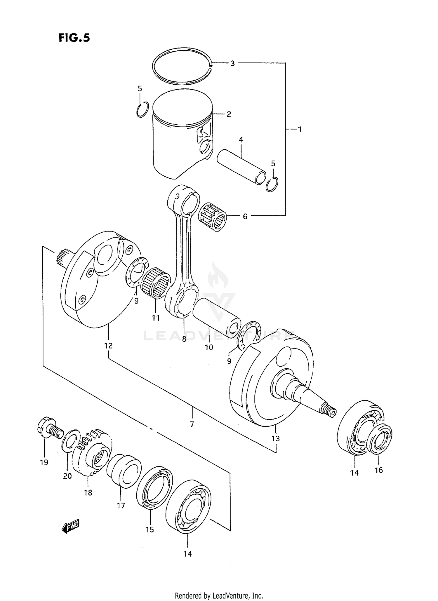 CRANKSHAFT (MODEL P)
