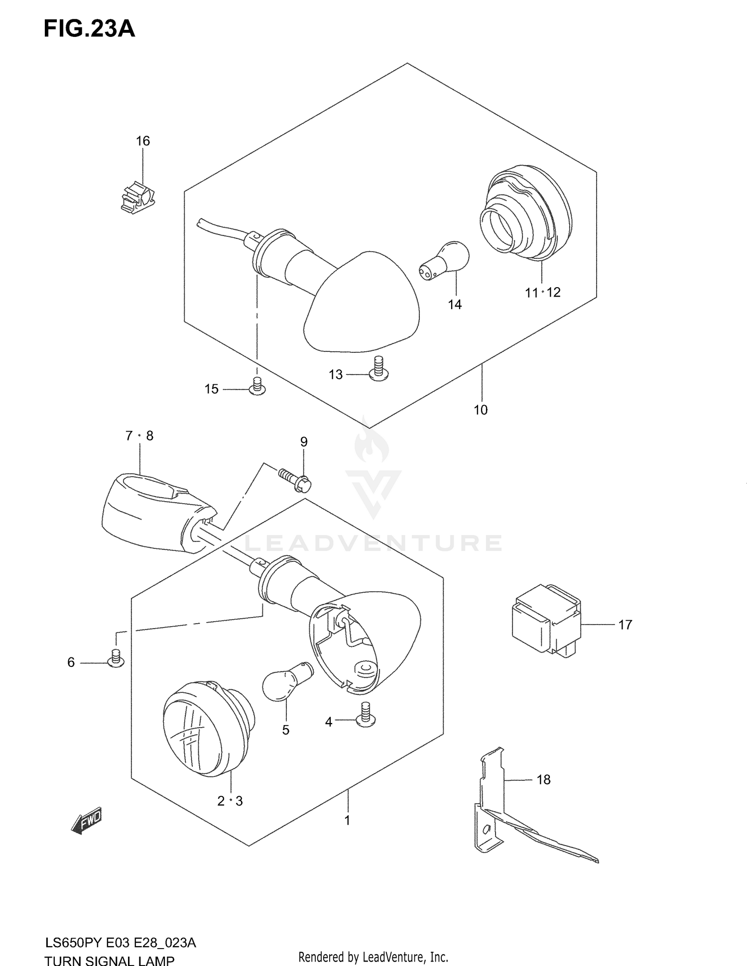 TURN SIGNAL LAMP (MODEL K4)