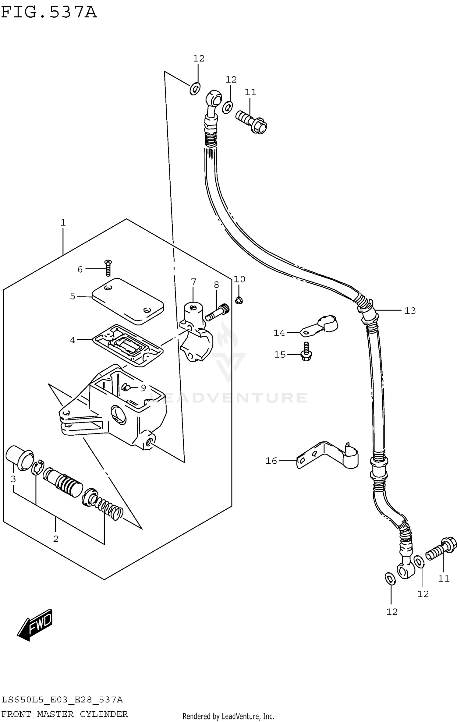 FRONT MASTER CYLINDER