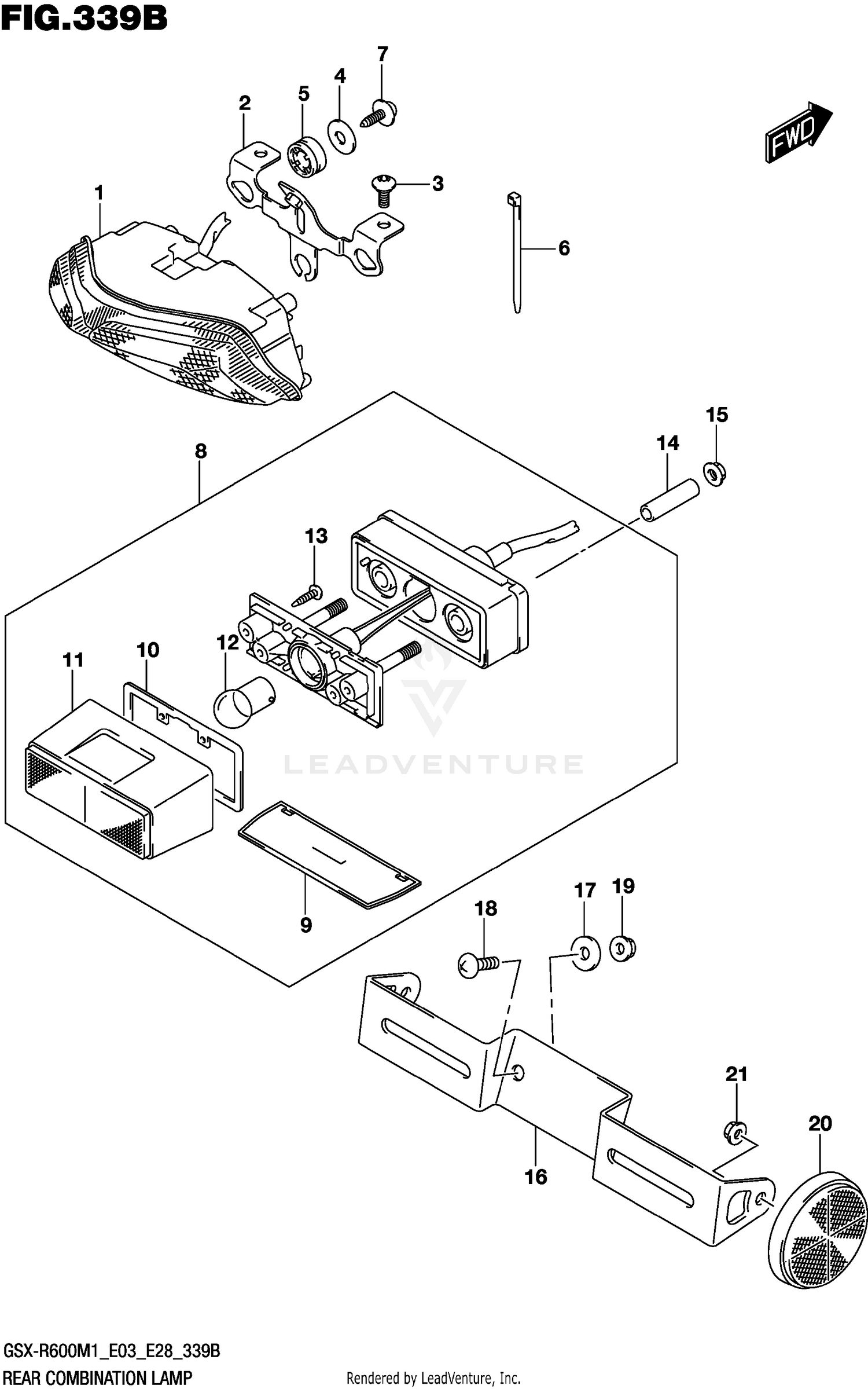 REAR COMBINATION LAMP